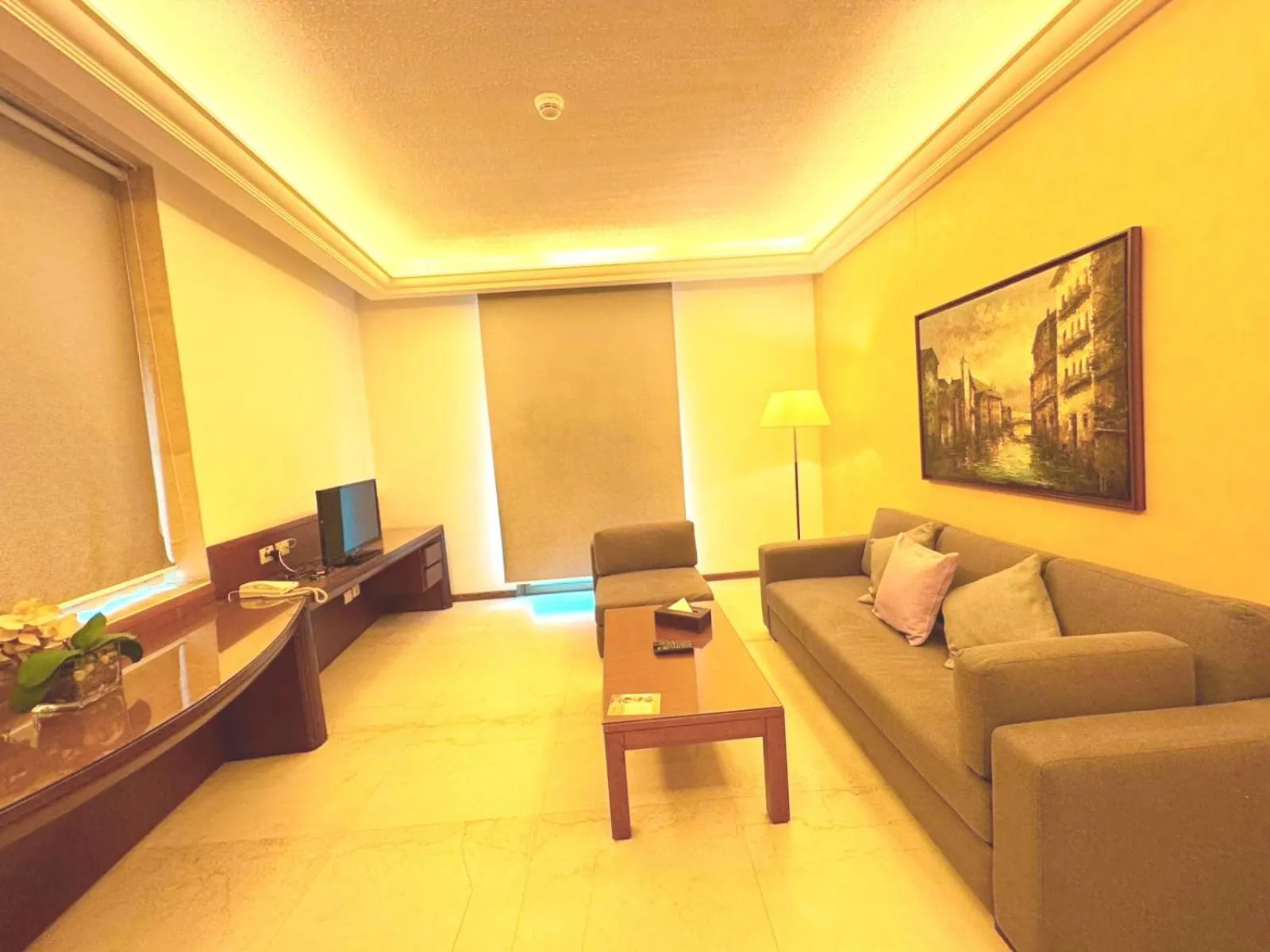 Living room in King Suites Hotel