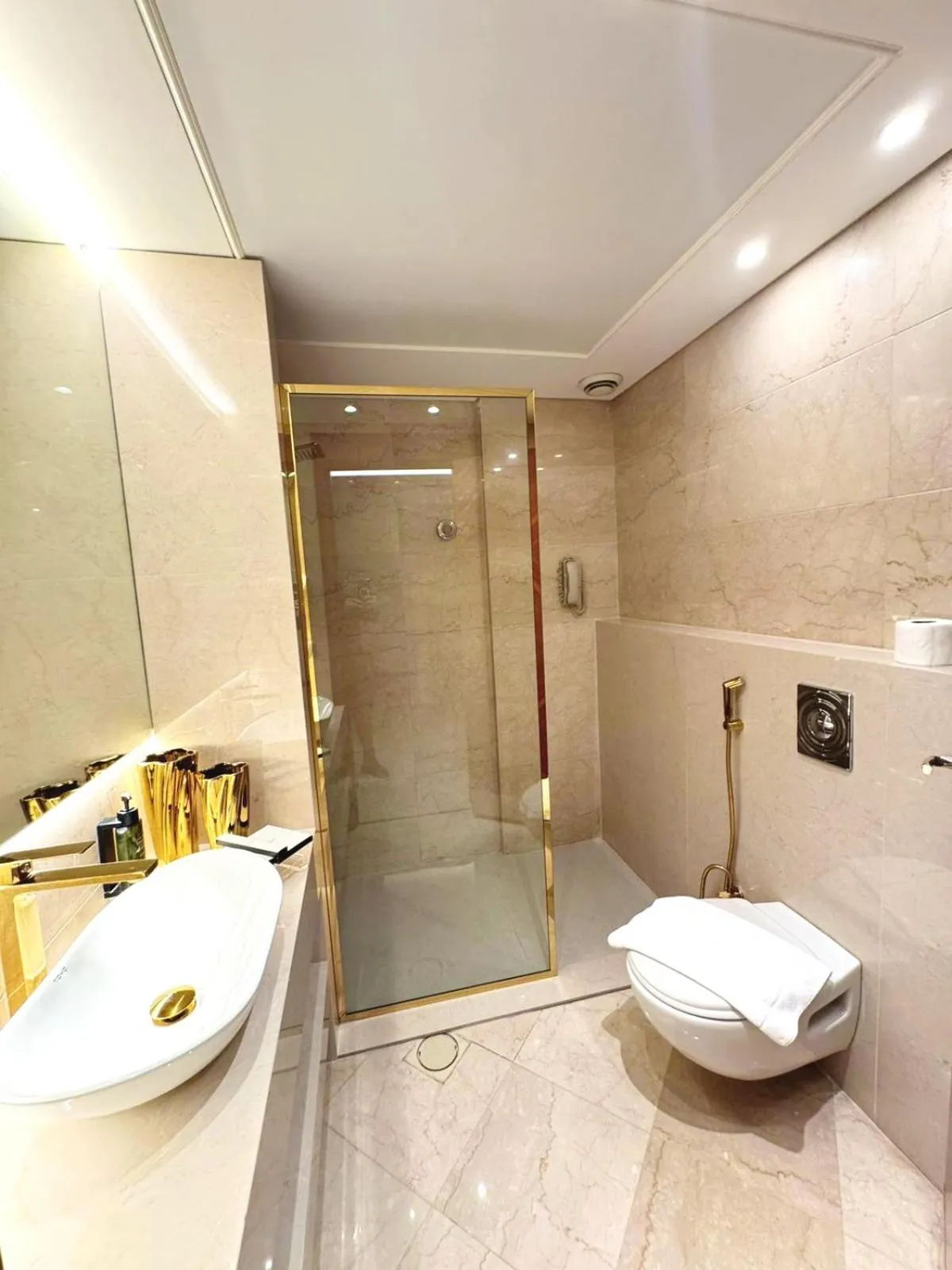 Shower in King Suites Hotel