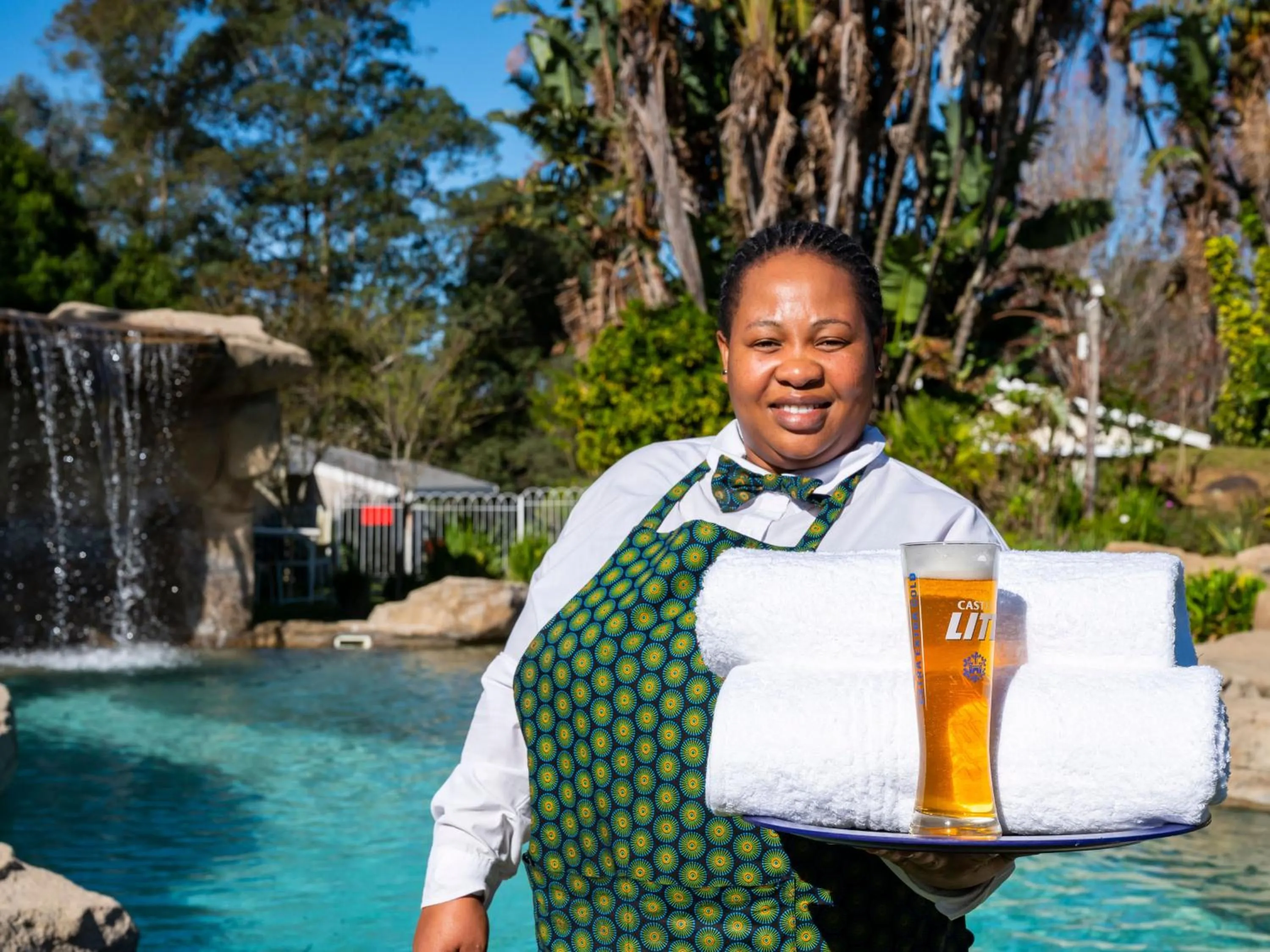 Pool view in ANEW Resort Ingeli Forest Kokstad