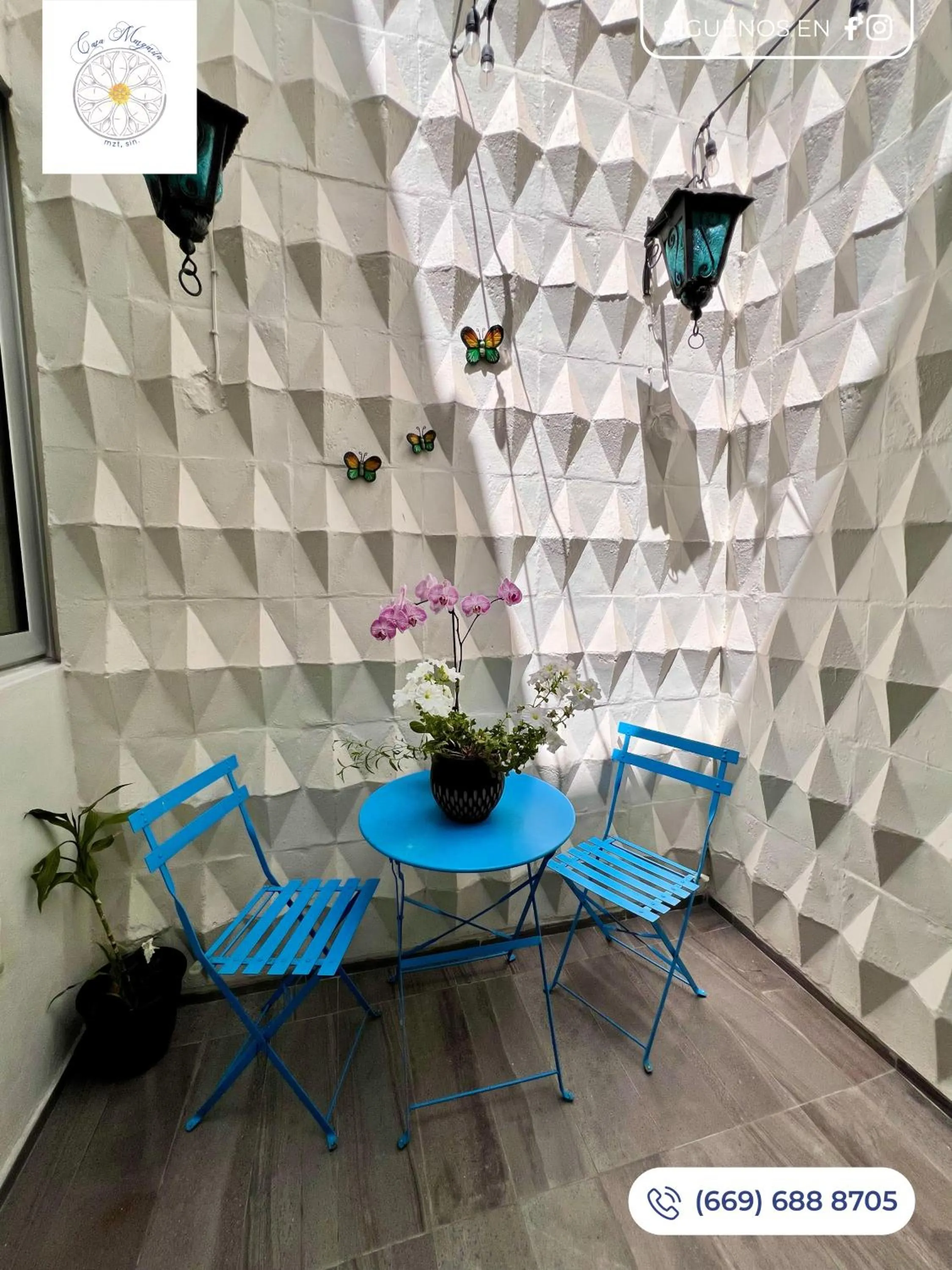 Patio in Hosteleria Casa Margarita