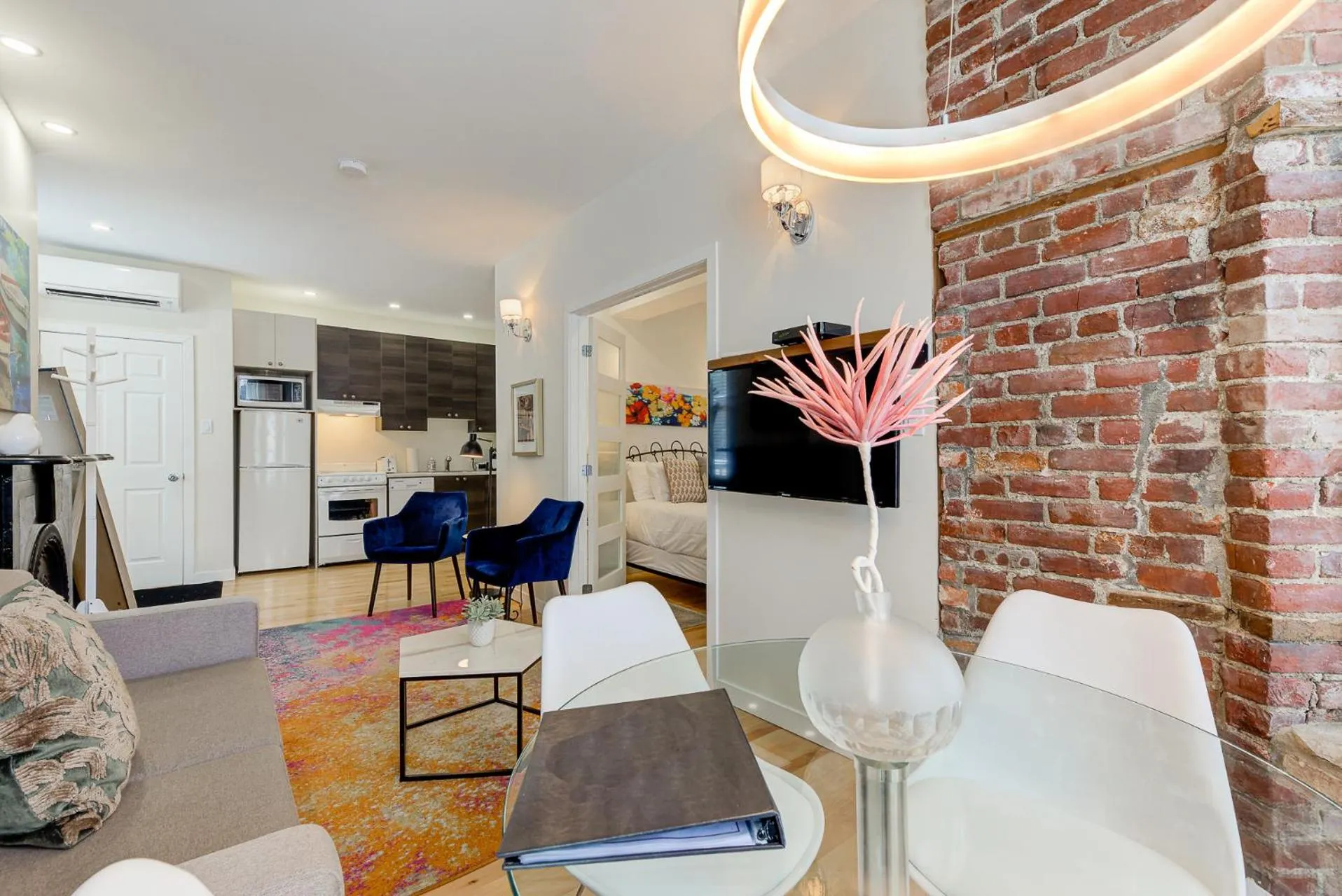 Living room in Le 555 Grande allée