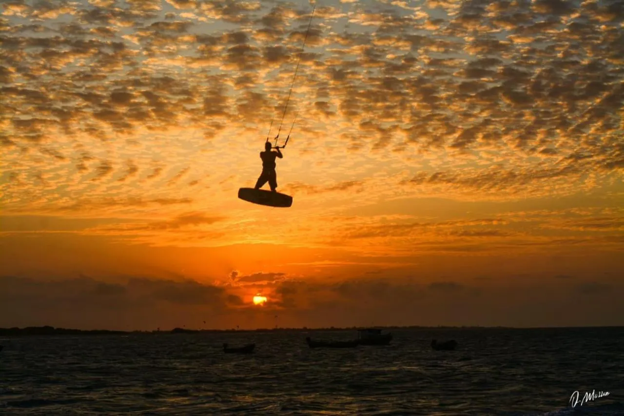 Sunset in Reserva Barra Grande