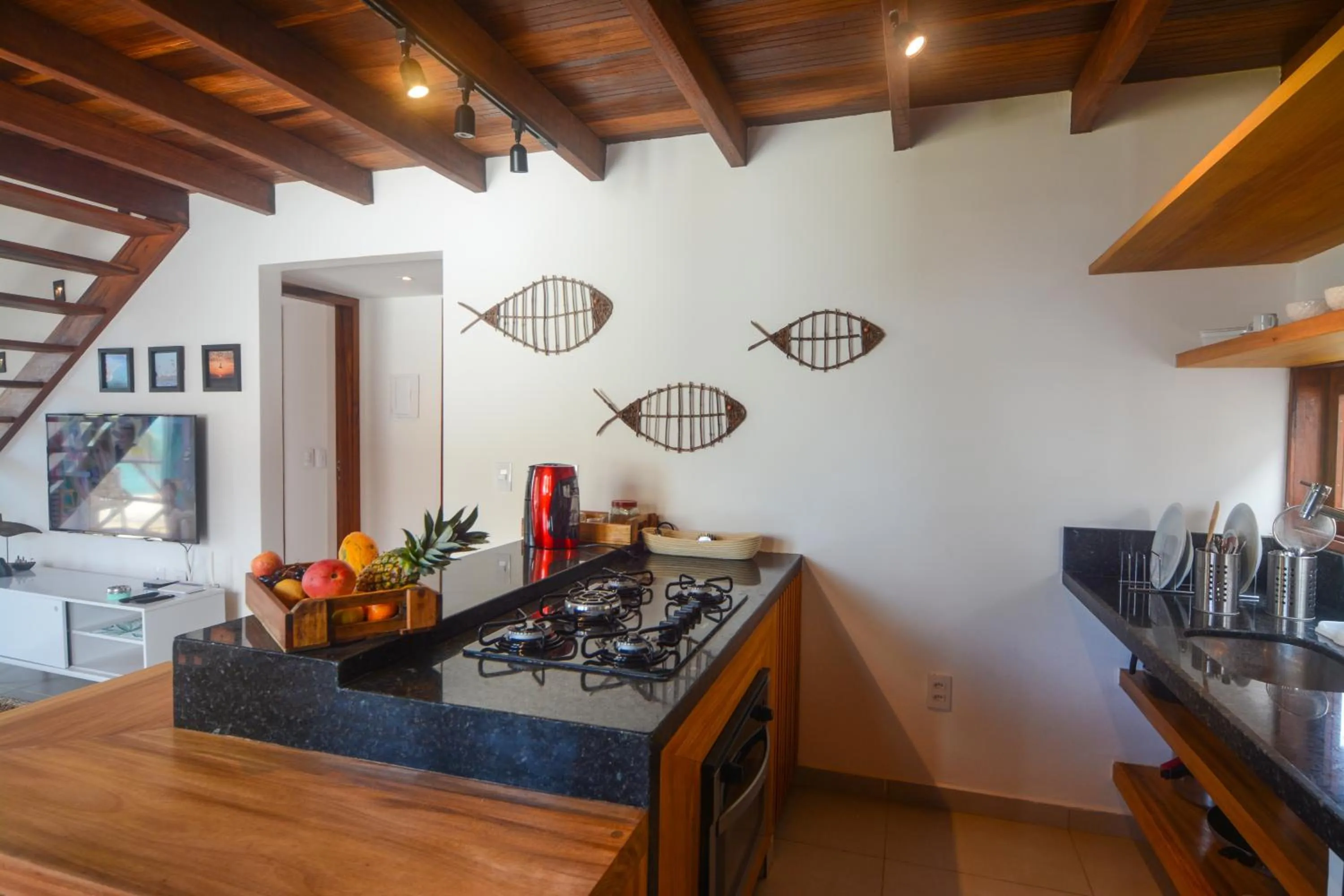 Kitchen or kitchenette in Reserva Barra Grande