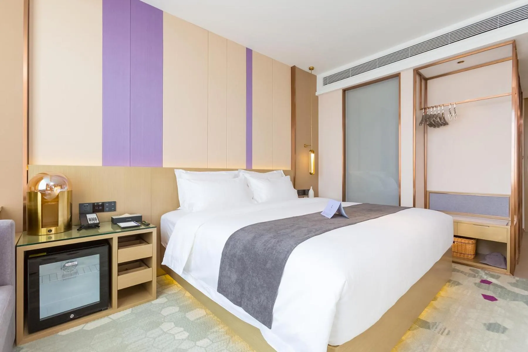 Bed in Lavande Hotel Beijing Capital Airport National Exhibition Branch