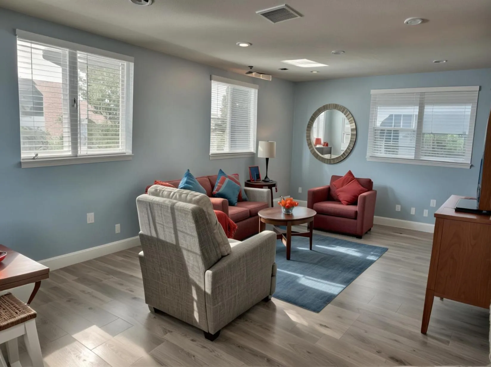 Living room in Hollywood Homes minutes to everything SPACIOUS AND FREE PARKING