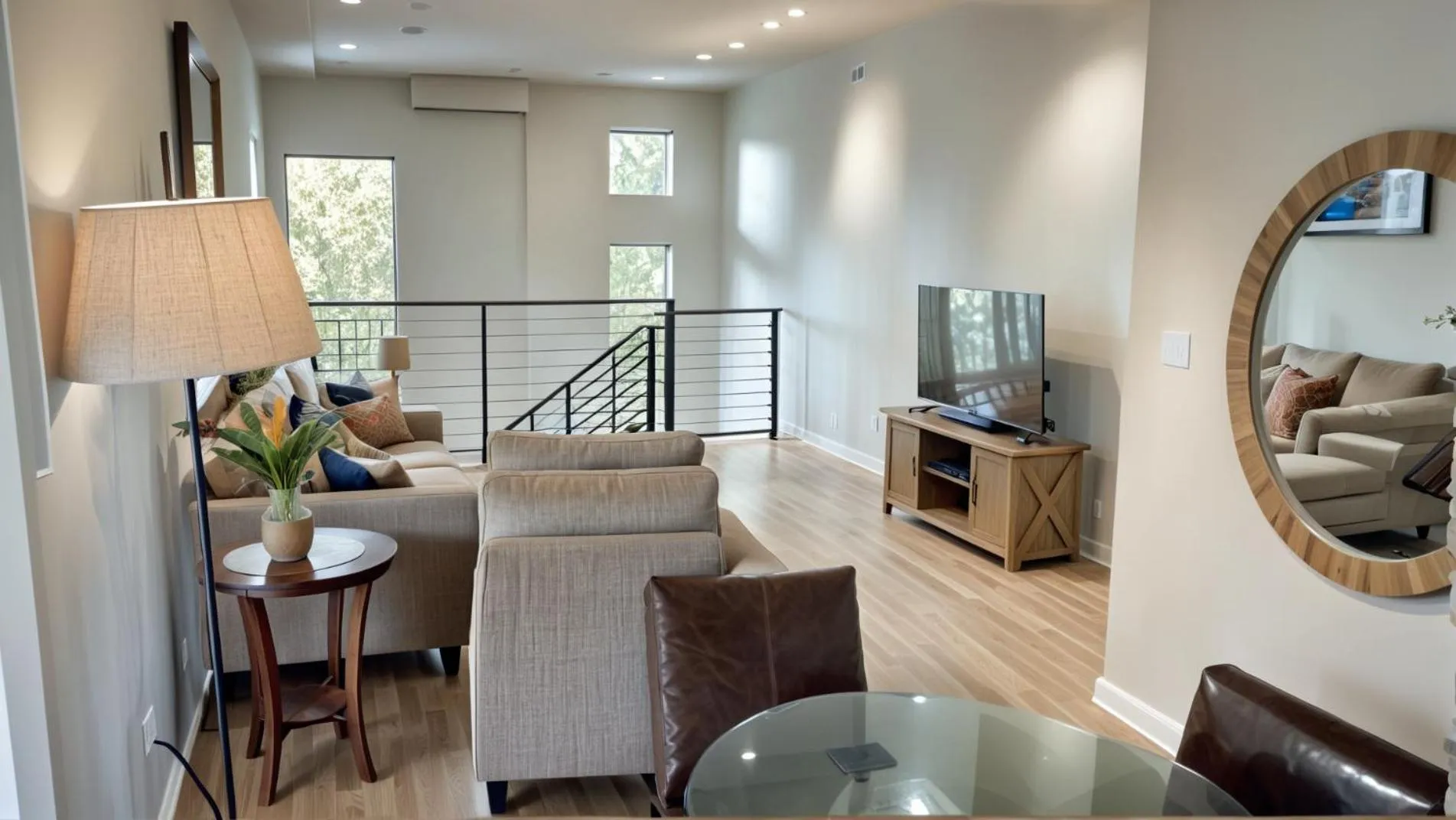 Living room in Hollywood Homes minutes to everything SPACIOUS AND FREE PARKING