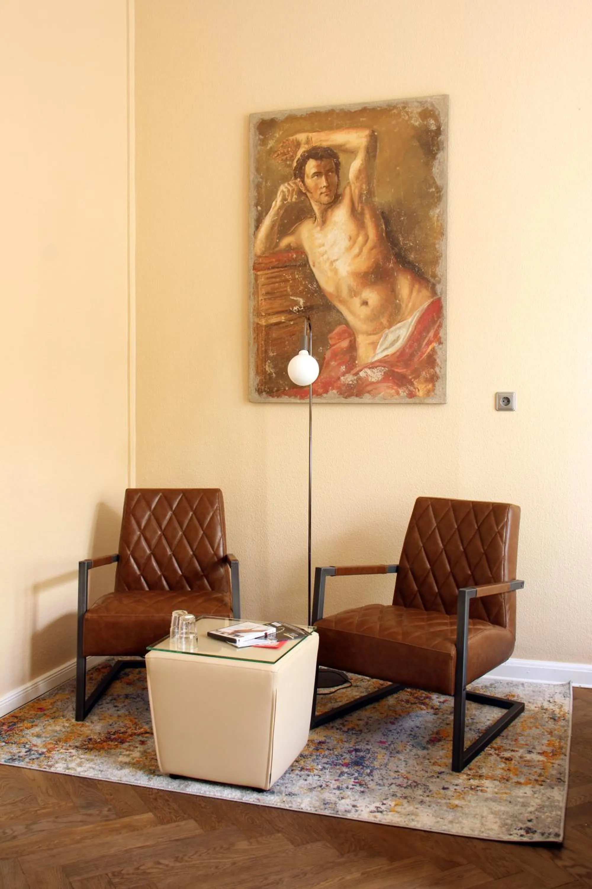 Seating area in ArtHotel Connection