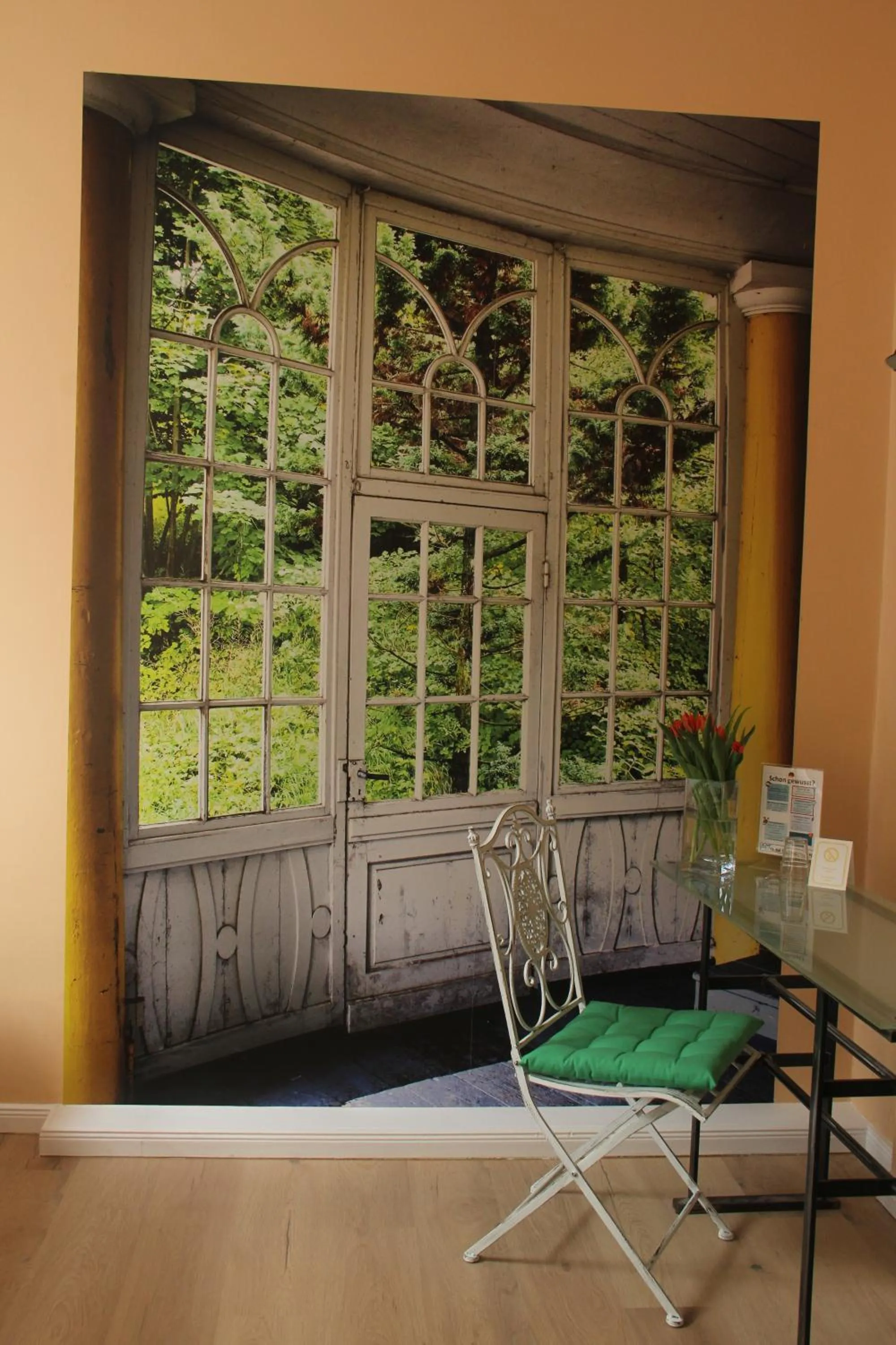 Seating area in ArtHotel Connection