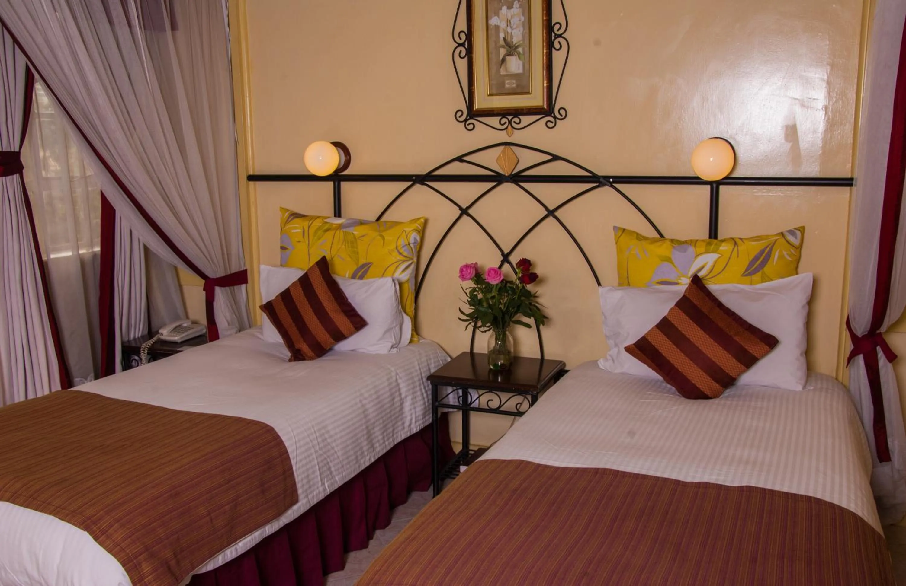 Bed in Kahama Hotel Nairobi