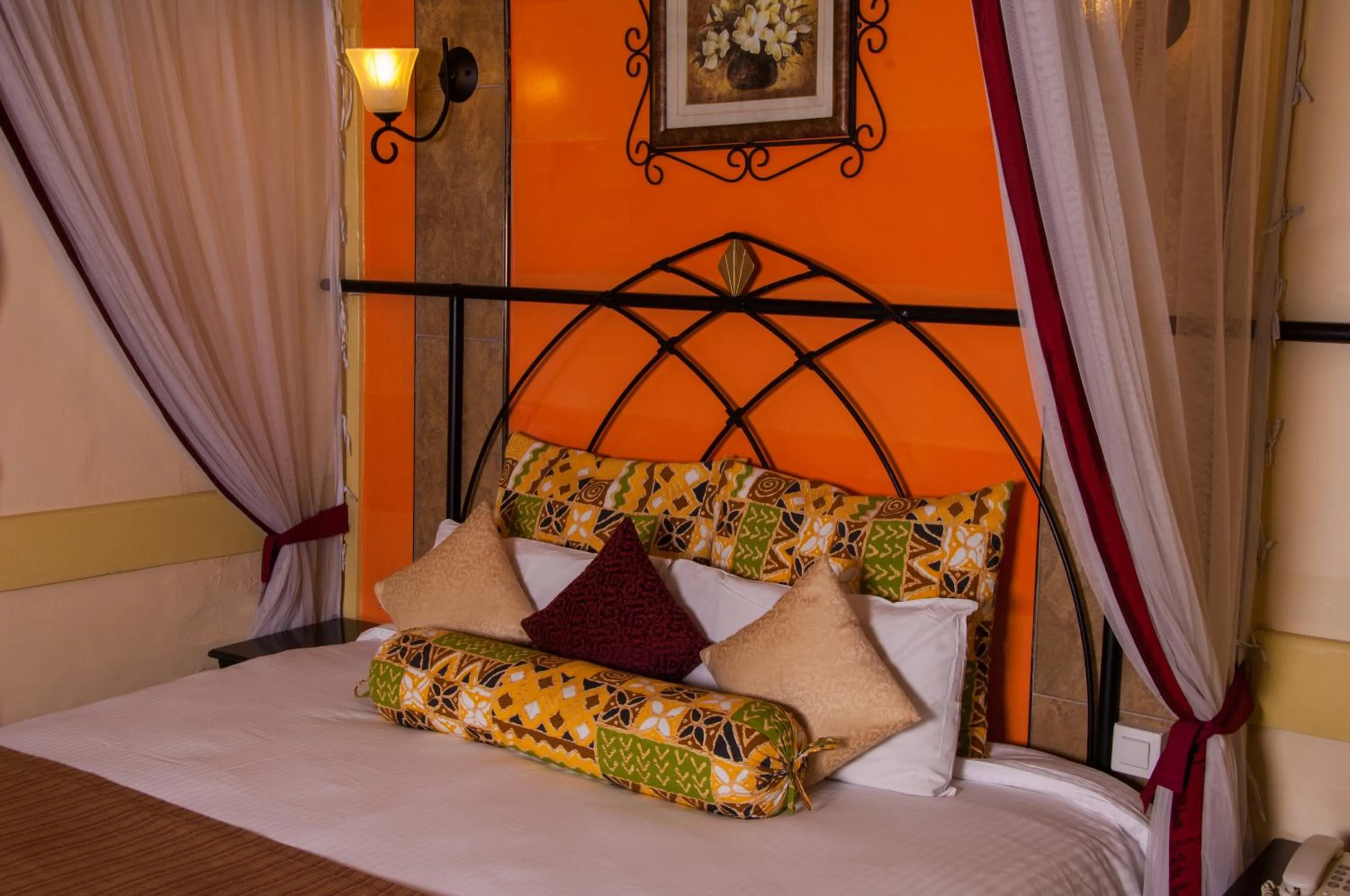Bed in Kahama Hotel Nairobi