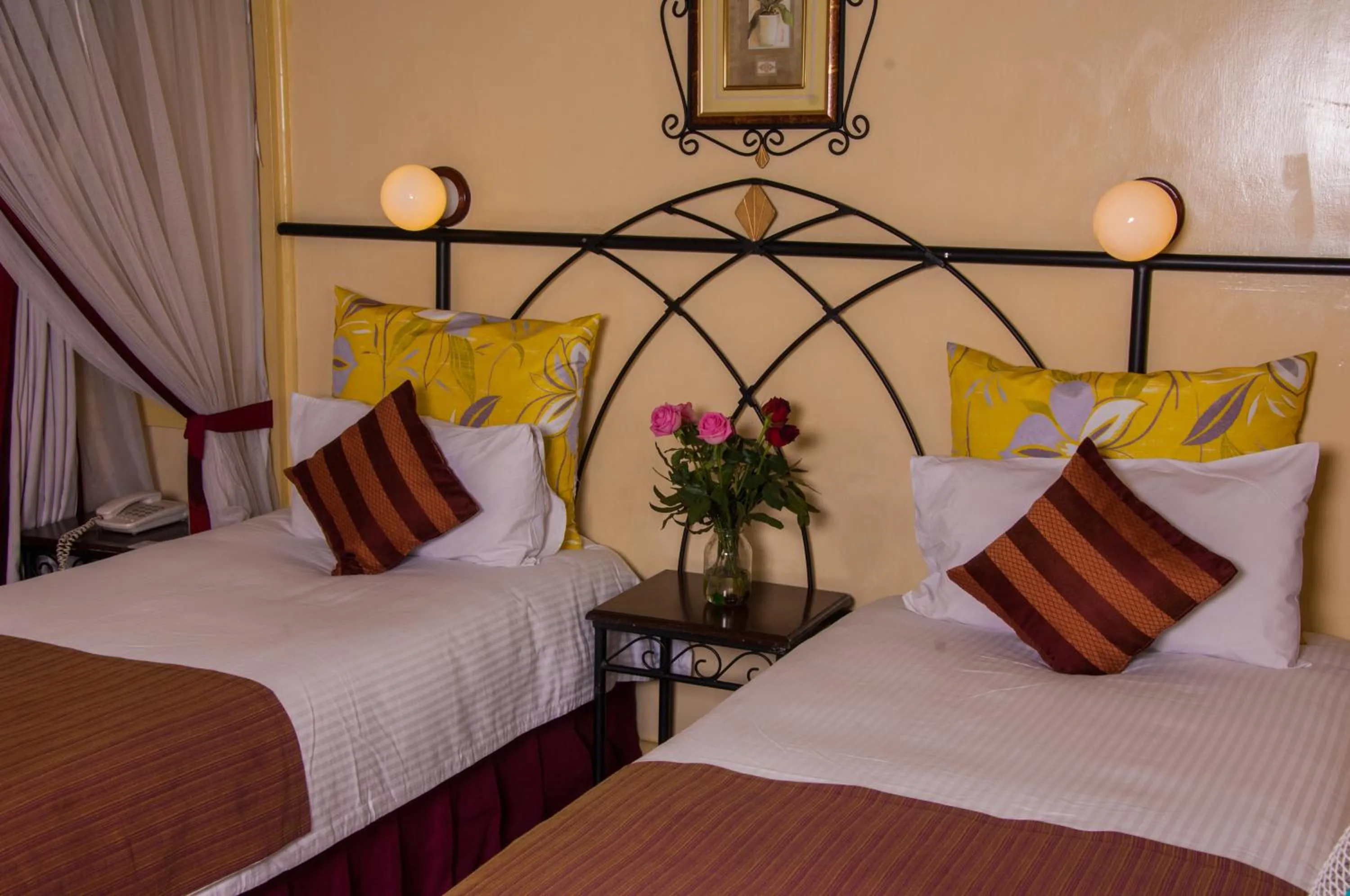 Bed in Kahama Hotel Nairobi