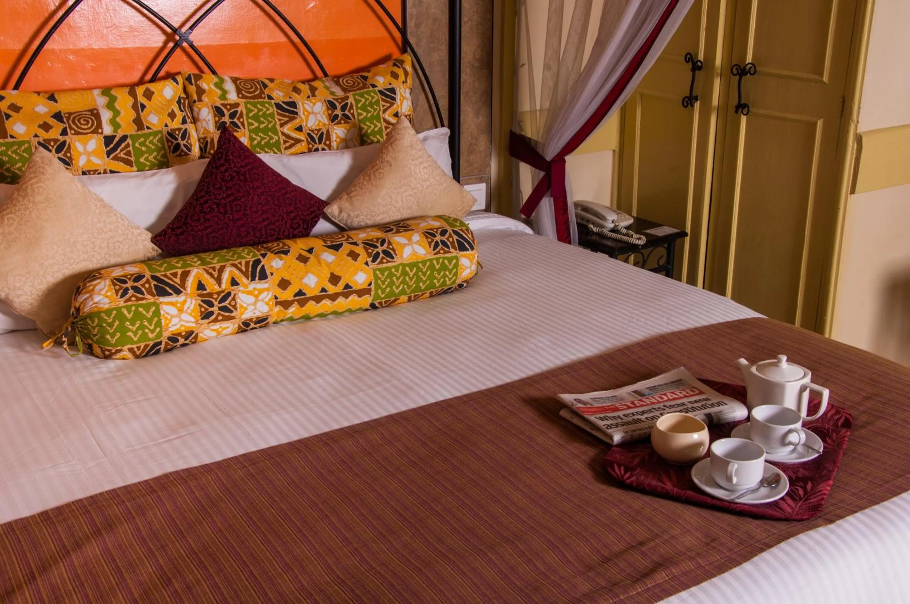 Bed in Kahama Hotel Nairobi