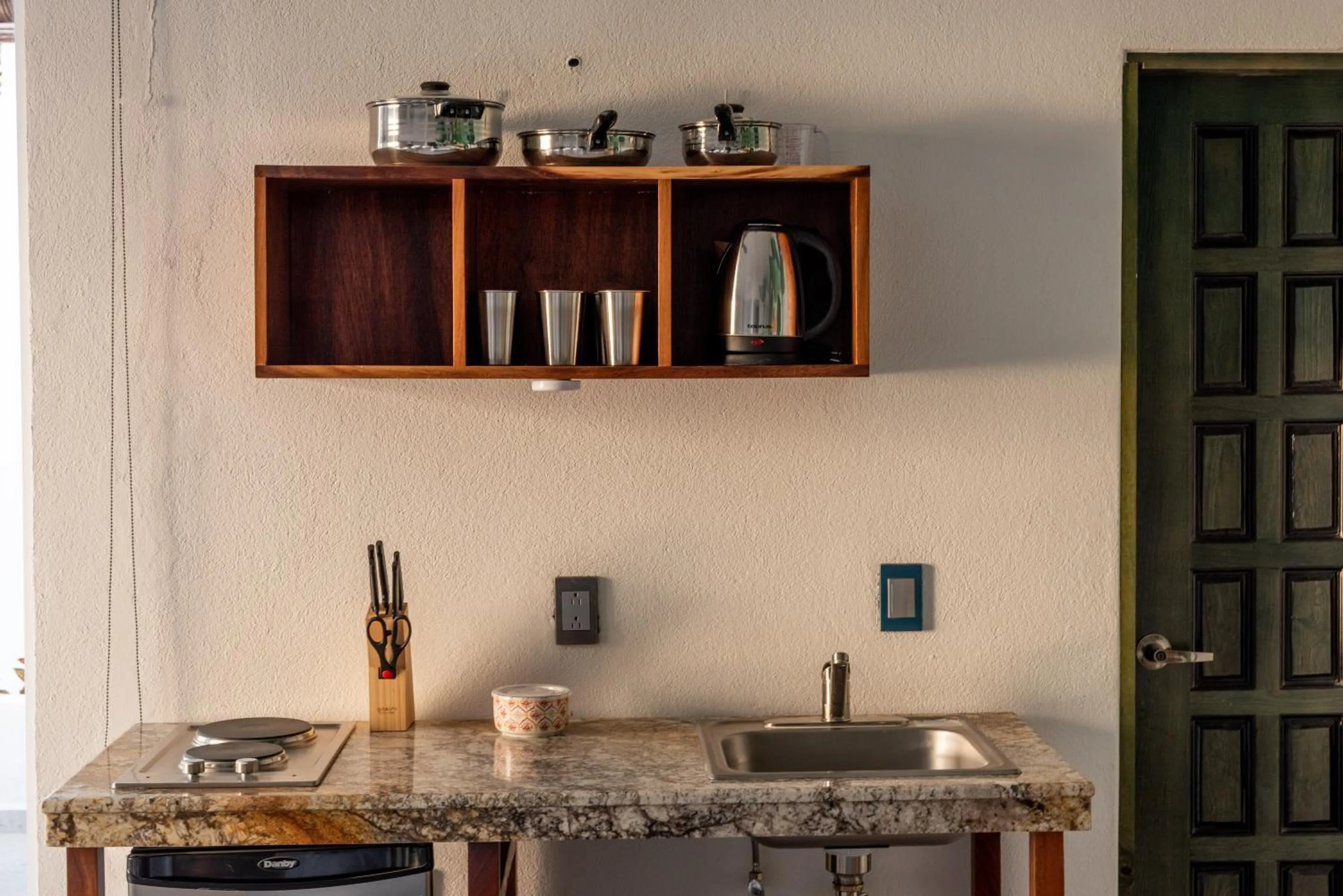 Kitchen or kitchenette in La Casa Blanca
