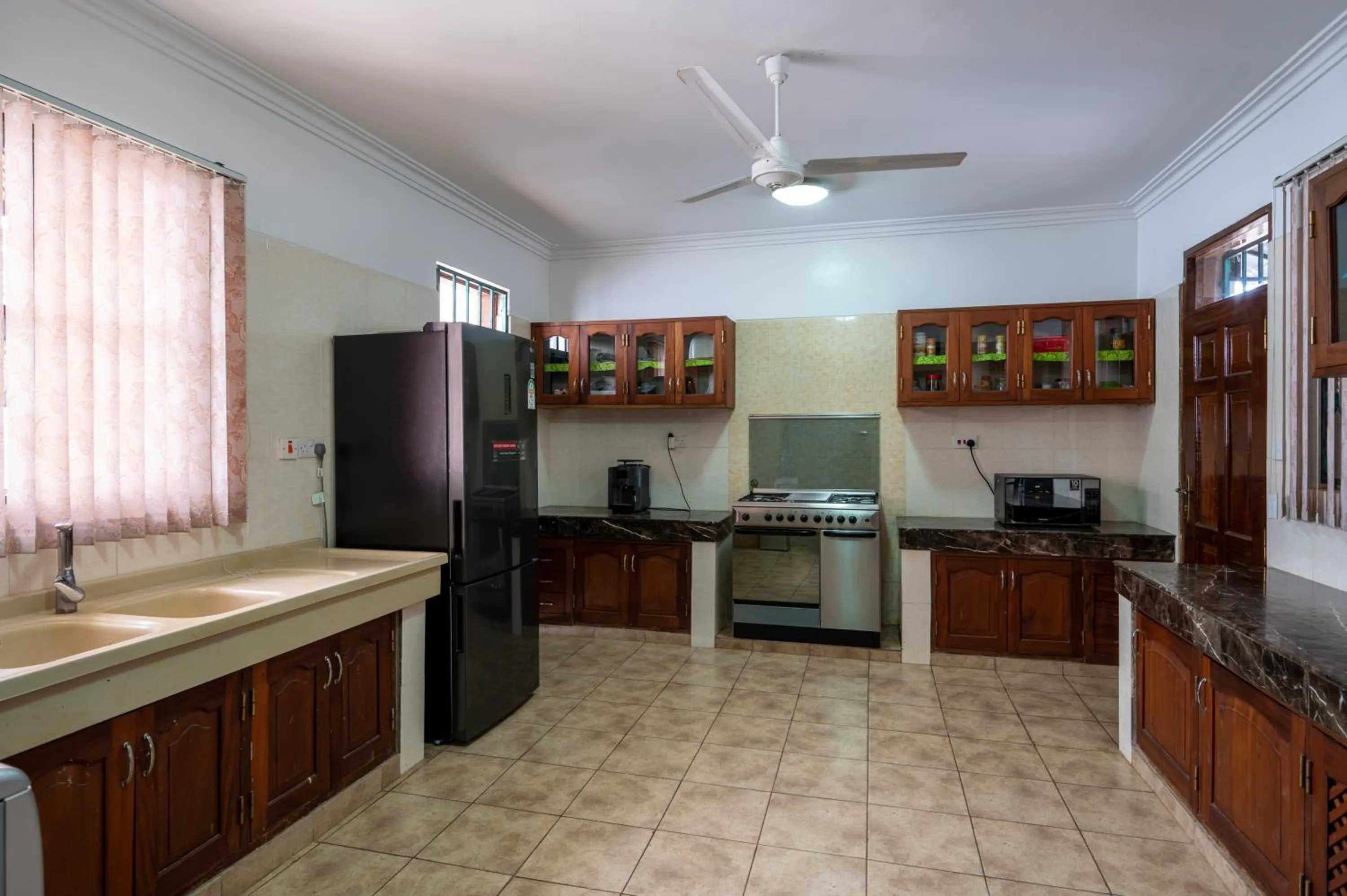 kitchen in Nyali Villa