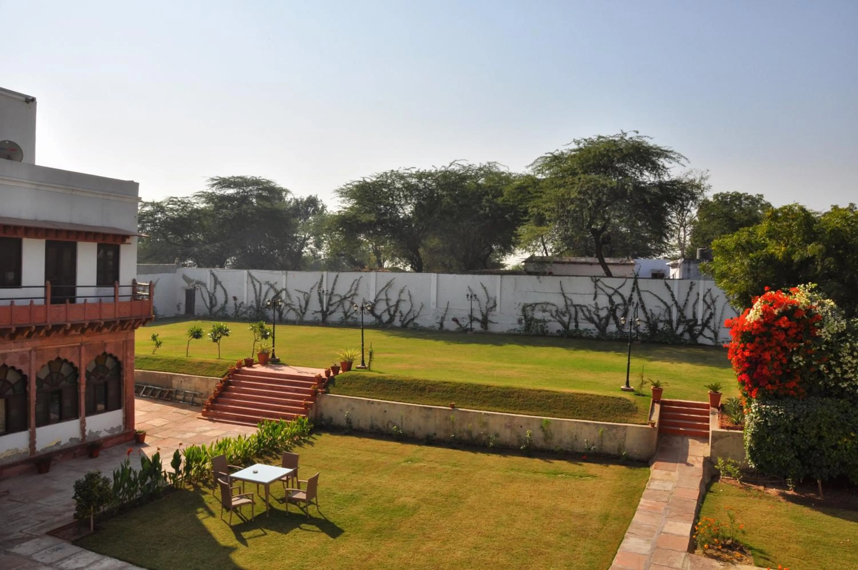 Garden in Amritara Chandra Mahal Haveli, Bharatpur