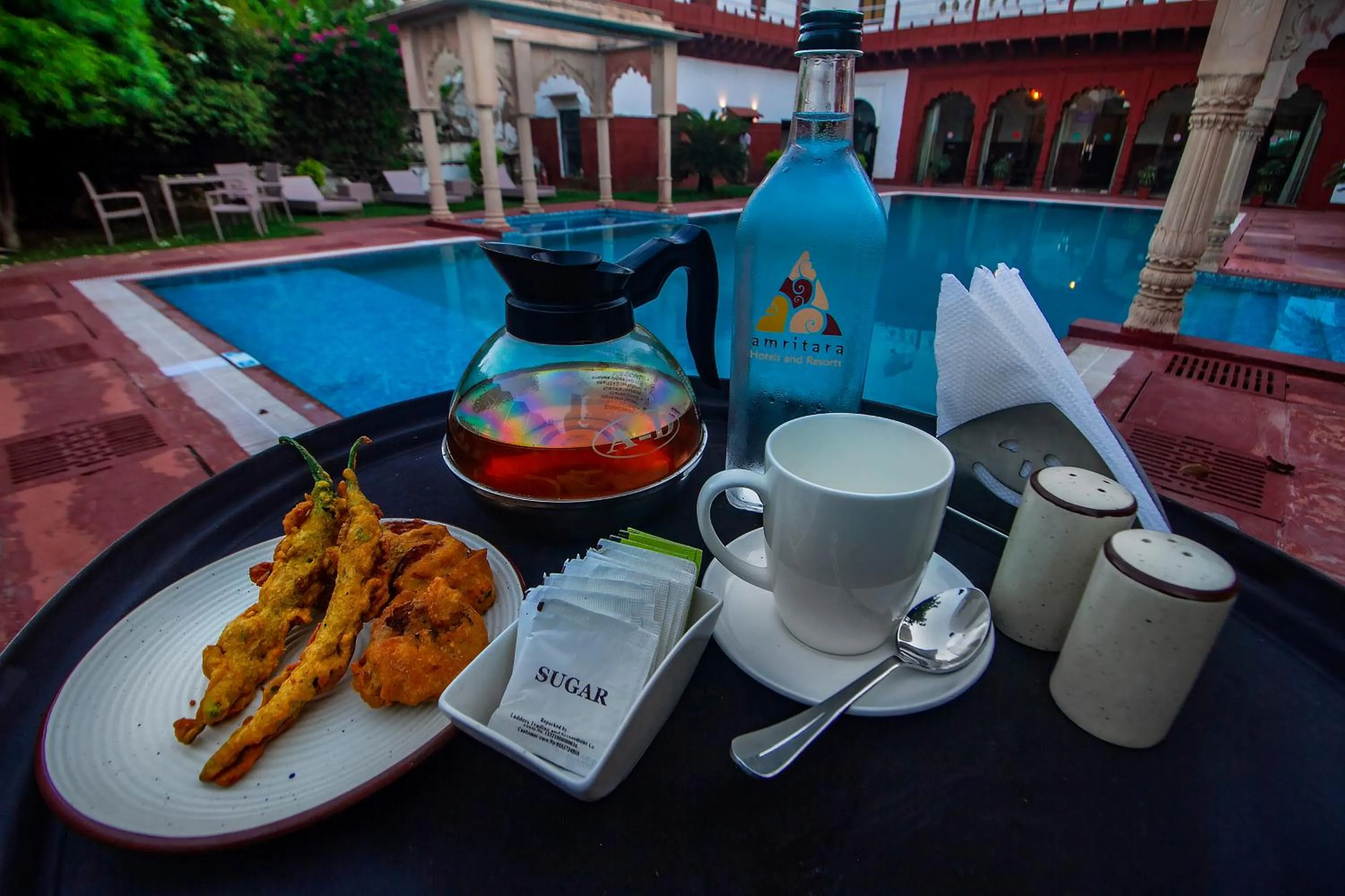 Food in Amritara Chandra Mahal Haveli, Bharatpur