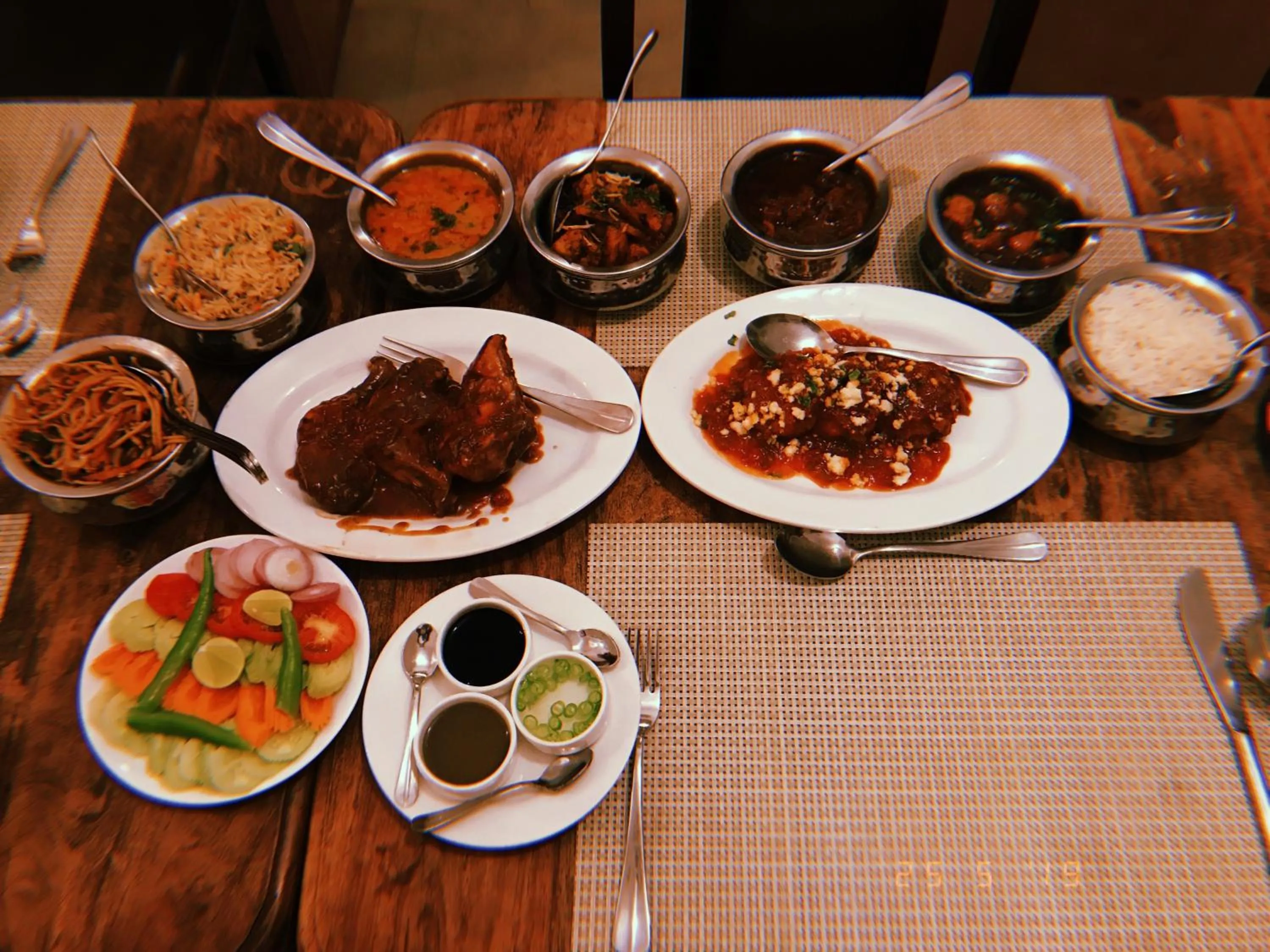 Food in Amritara Chandra Mahal Haveli, Bharatpur
