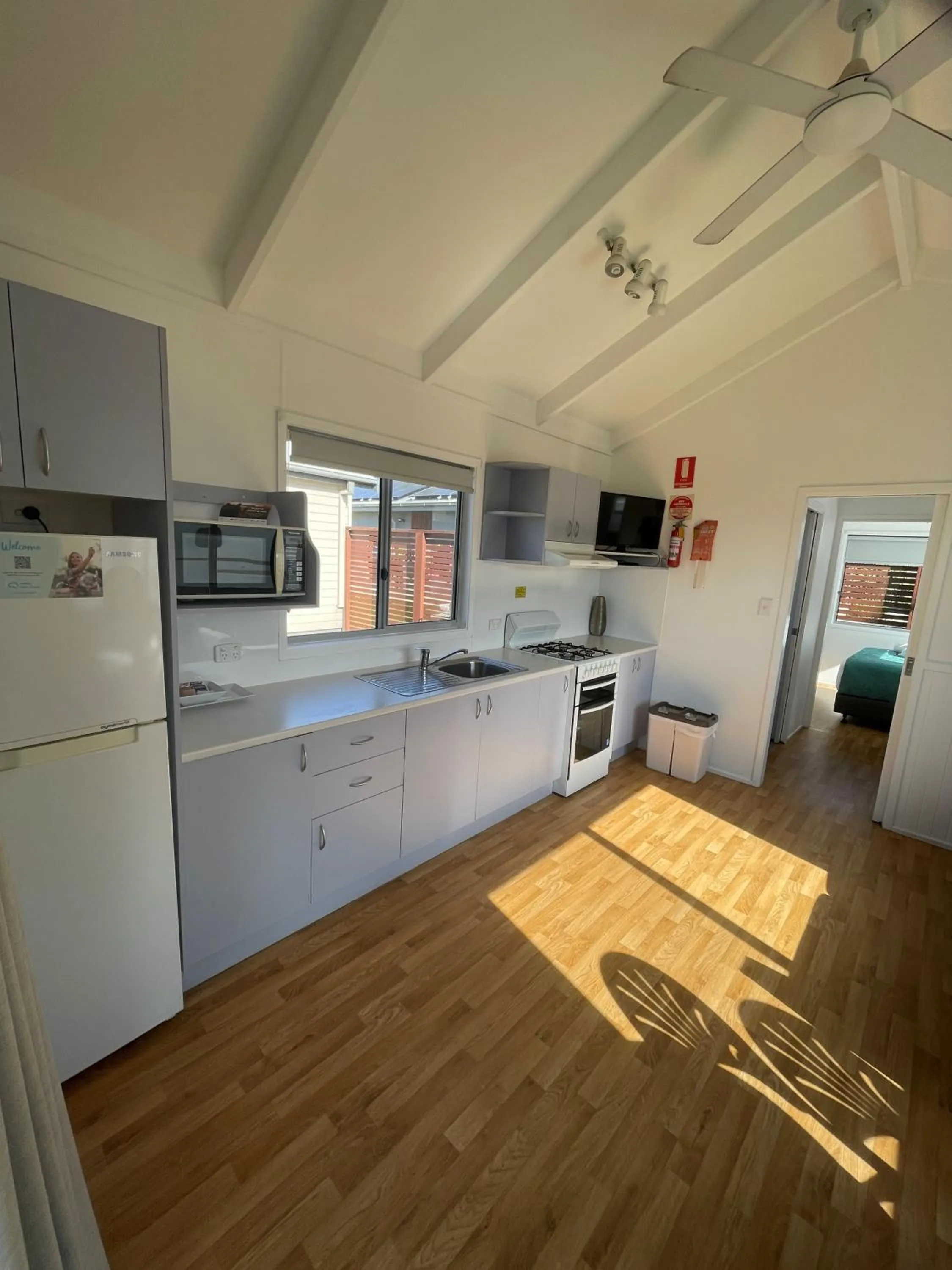 Kitchen or kitchenette in NRMA Shellharbour Beachside Holiday Park
