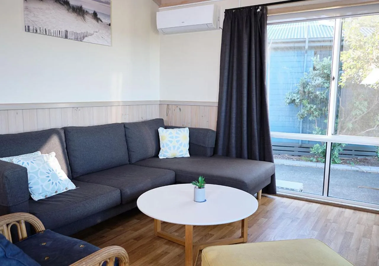 Living room in NRMA Shellharbour Beachside Holiday Park