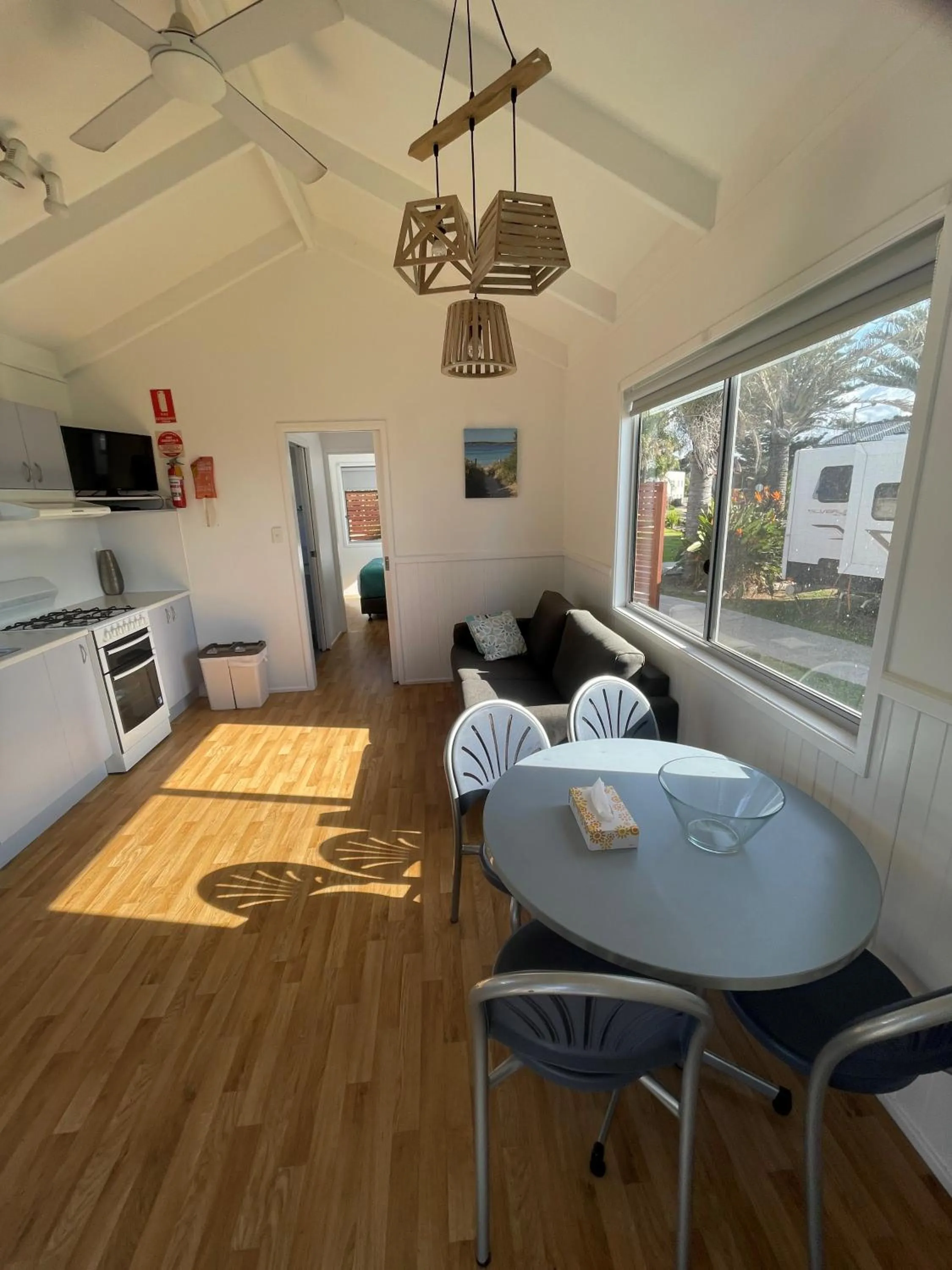 Kitchen or kitchenette in NRMA Shellharbour Beachside Holiday Park