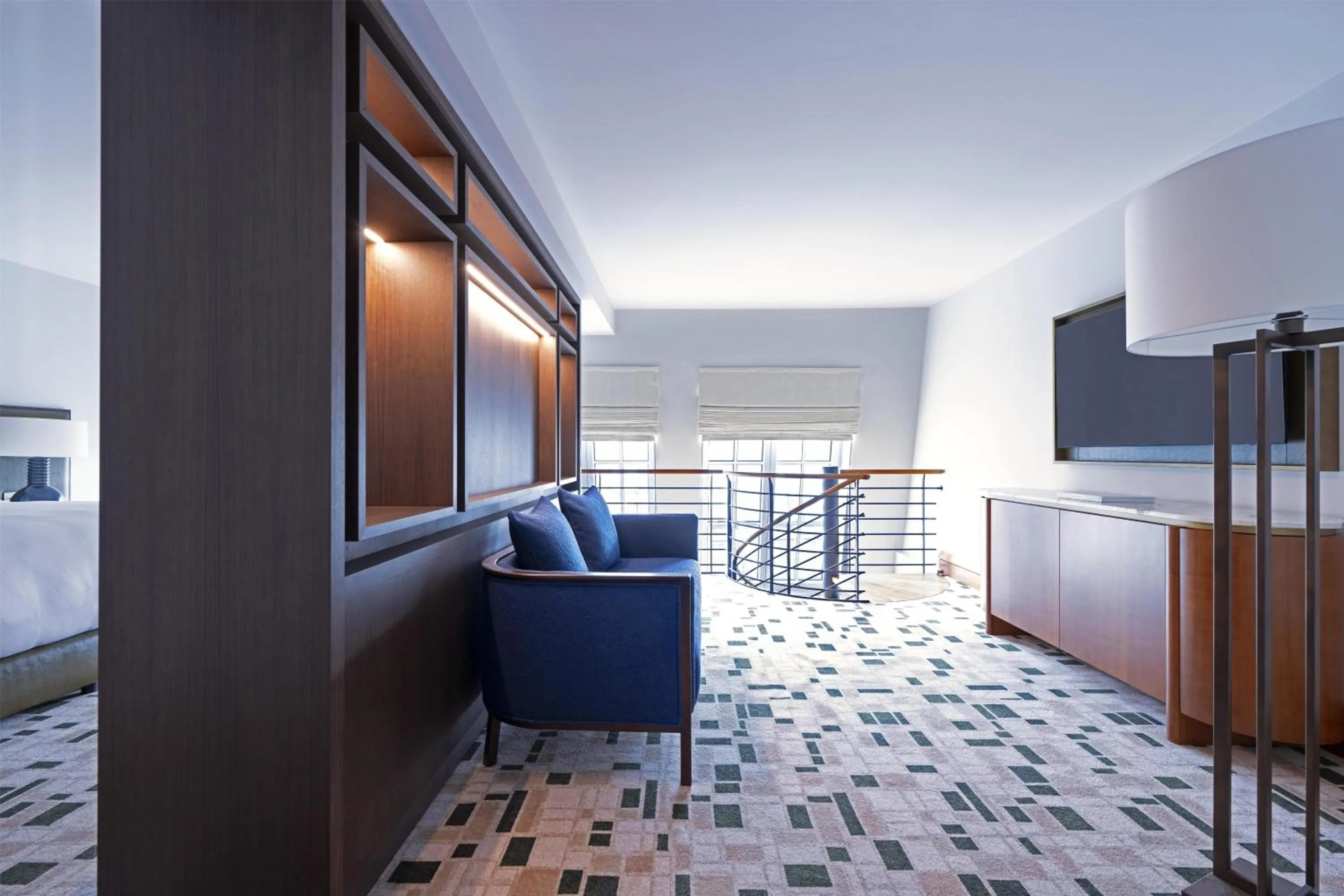 Living room, Bed in Conrad Hamburg