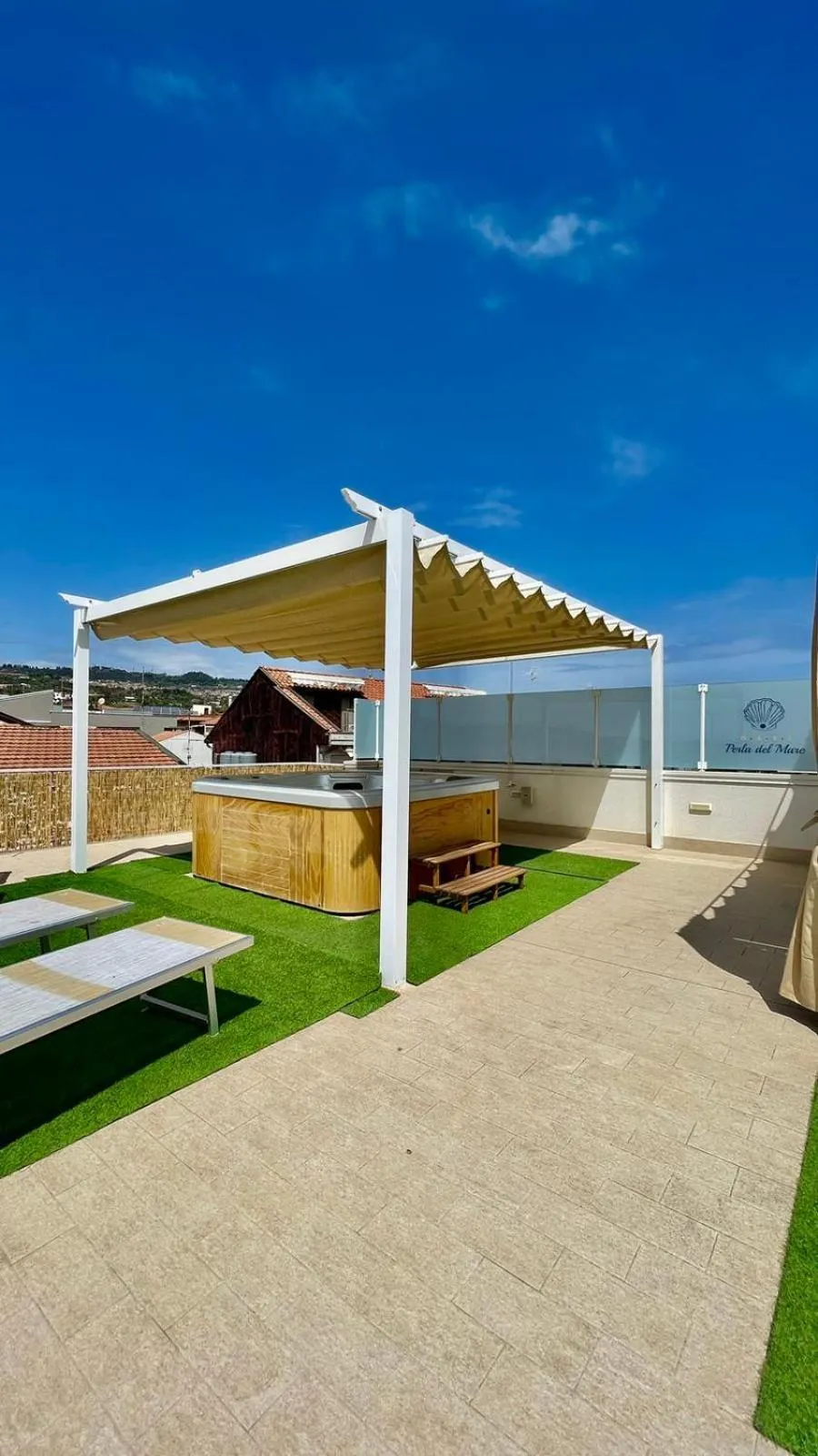 Balcony/Terrace in Oasi Perla Del Mare Rooms