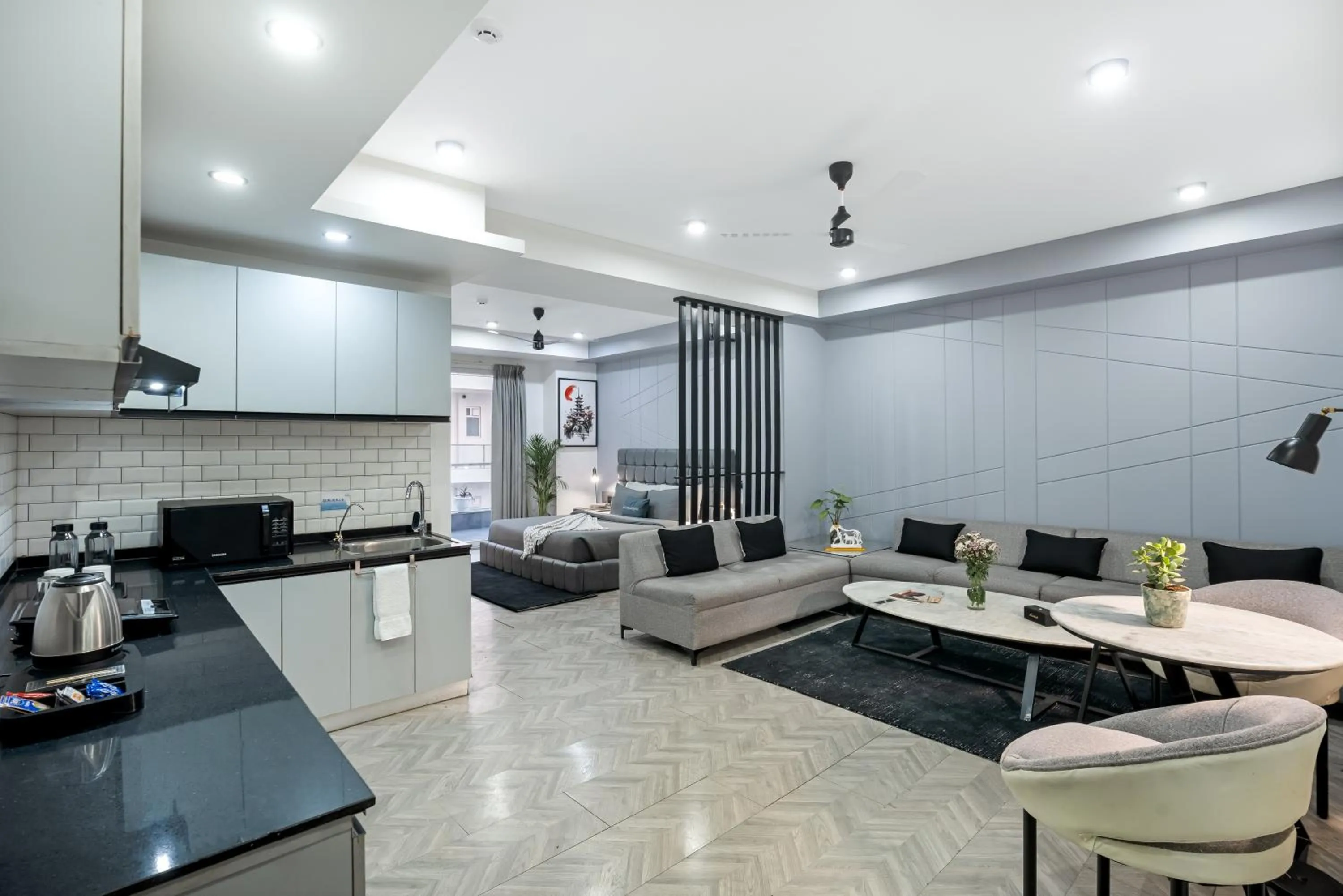 Photo of the whole room in BedChambers Serviced Apartments, MG ROAD