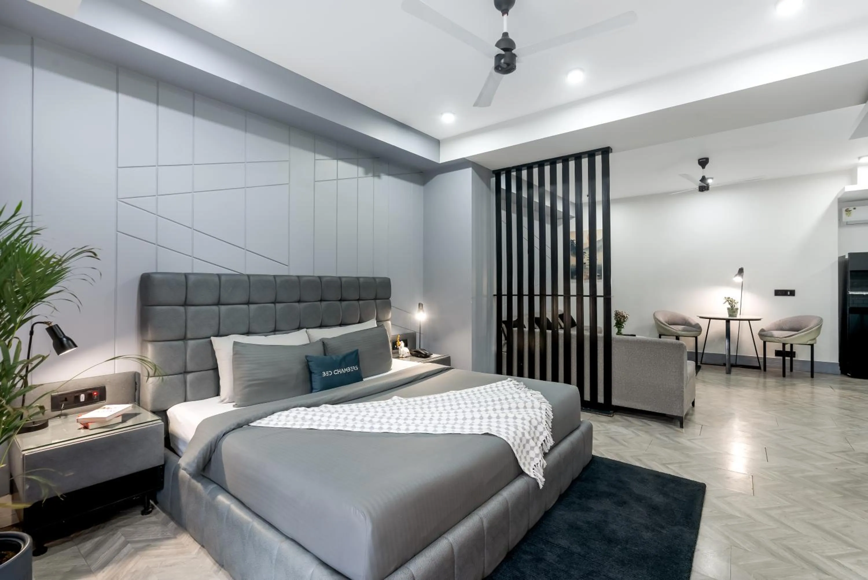 Bed in BedChambers Serviced Apartments, MG ROAD
