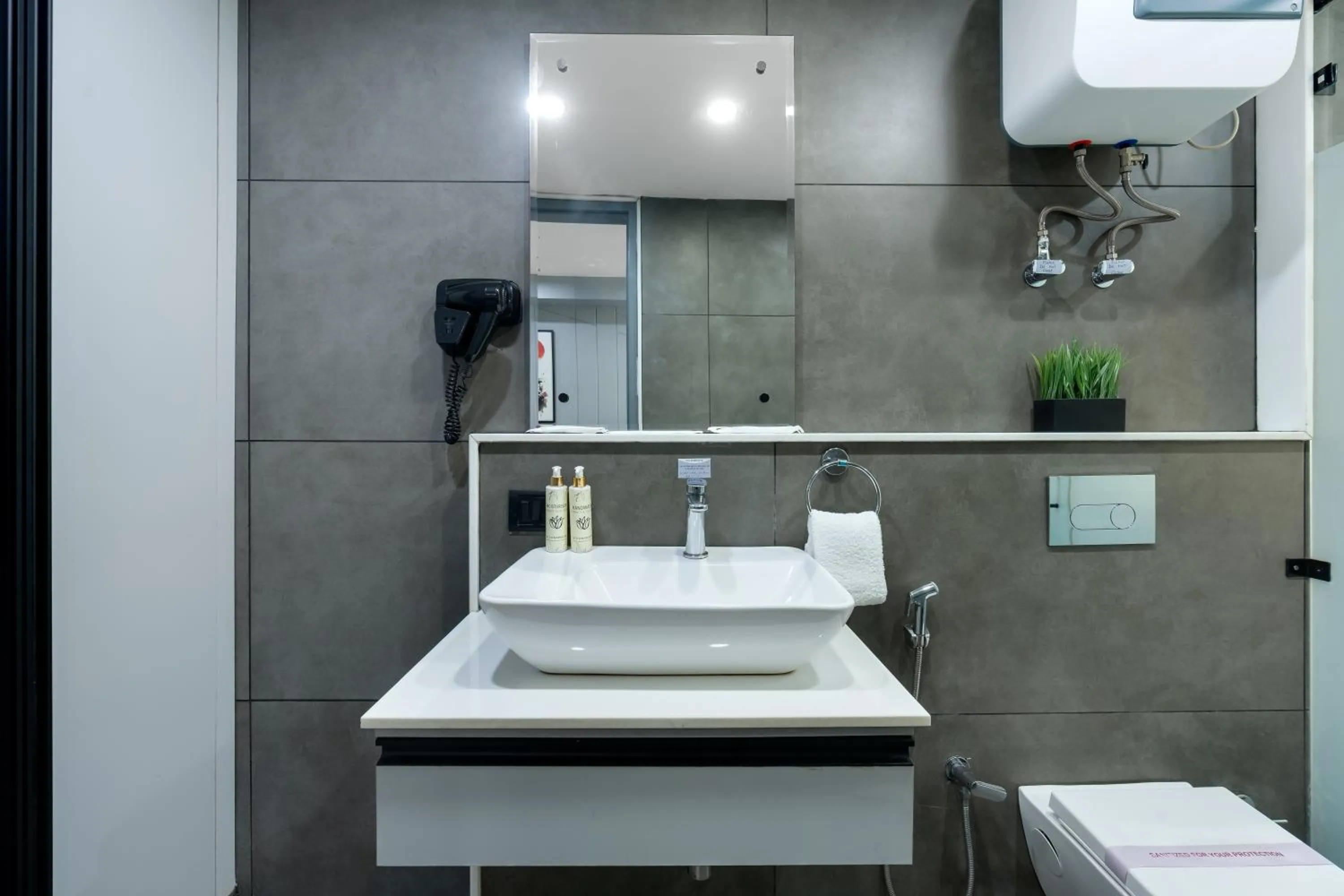 Bathroom in BedChambers Serviced Apartments, MG ROAD