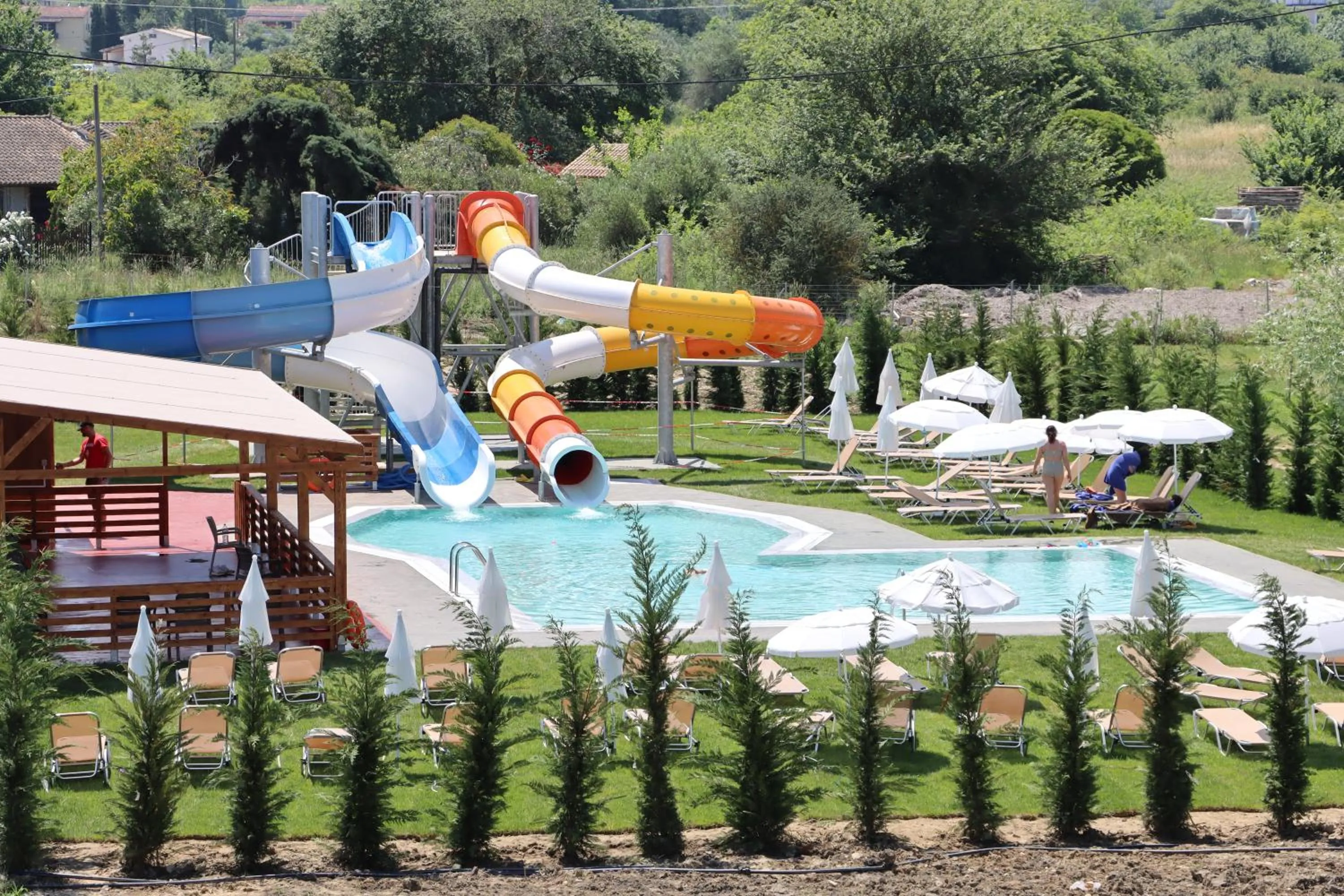 Aqua park in Angela Beach Hotel & Apts