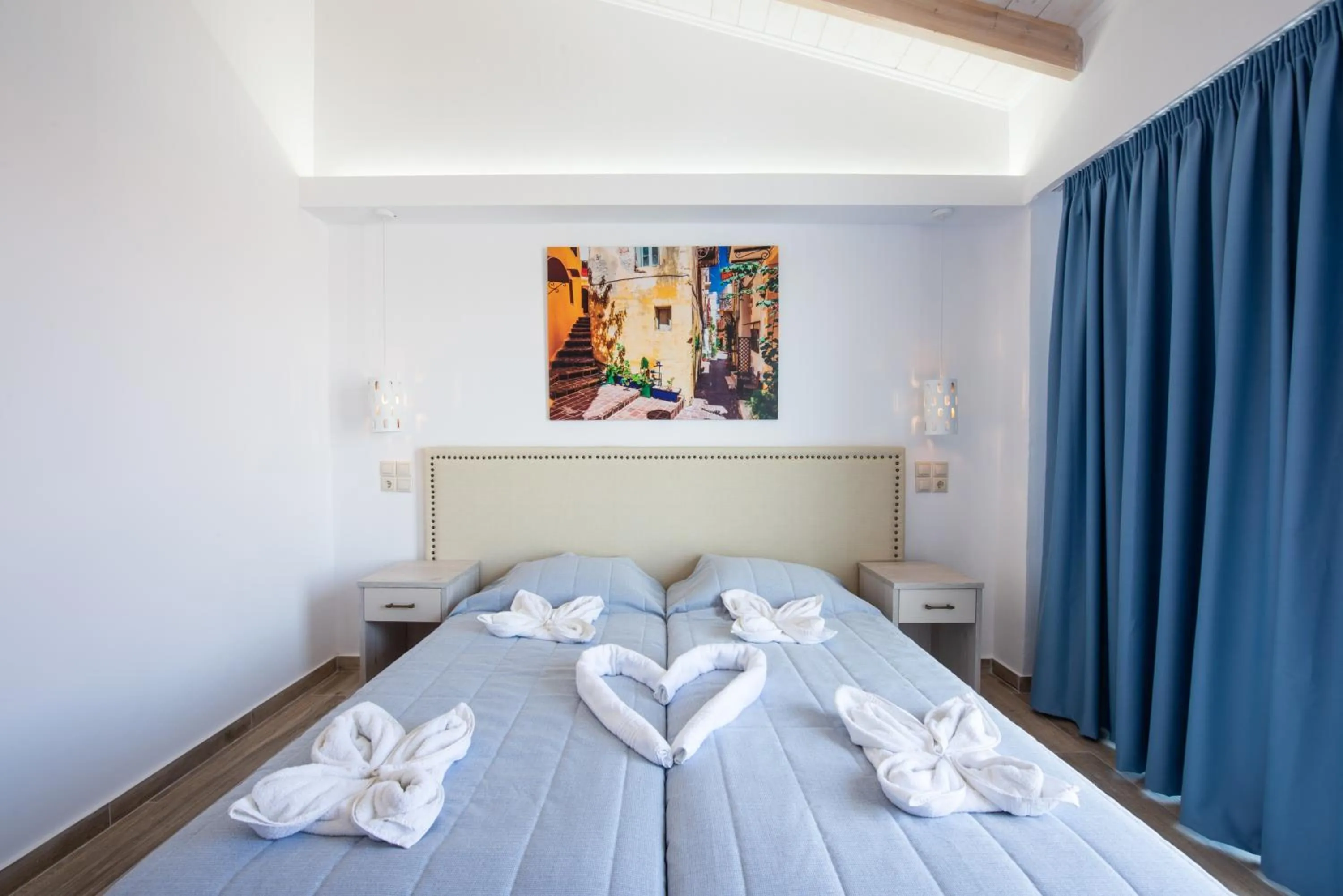 Bedroom in Angela Beach Hotel & Apts