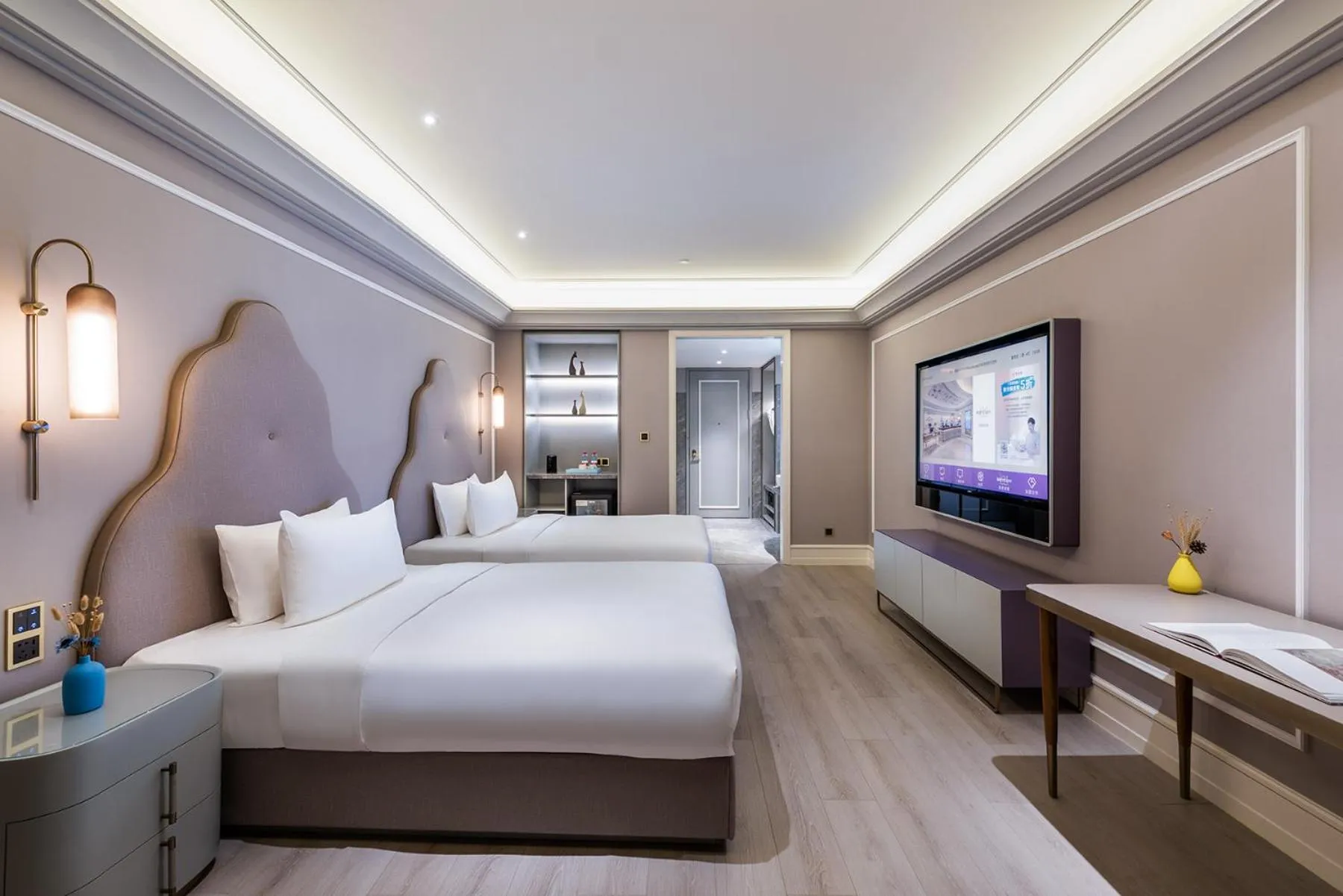 Bed in Mercure Yan'an Downtown