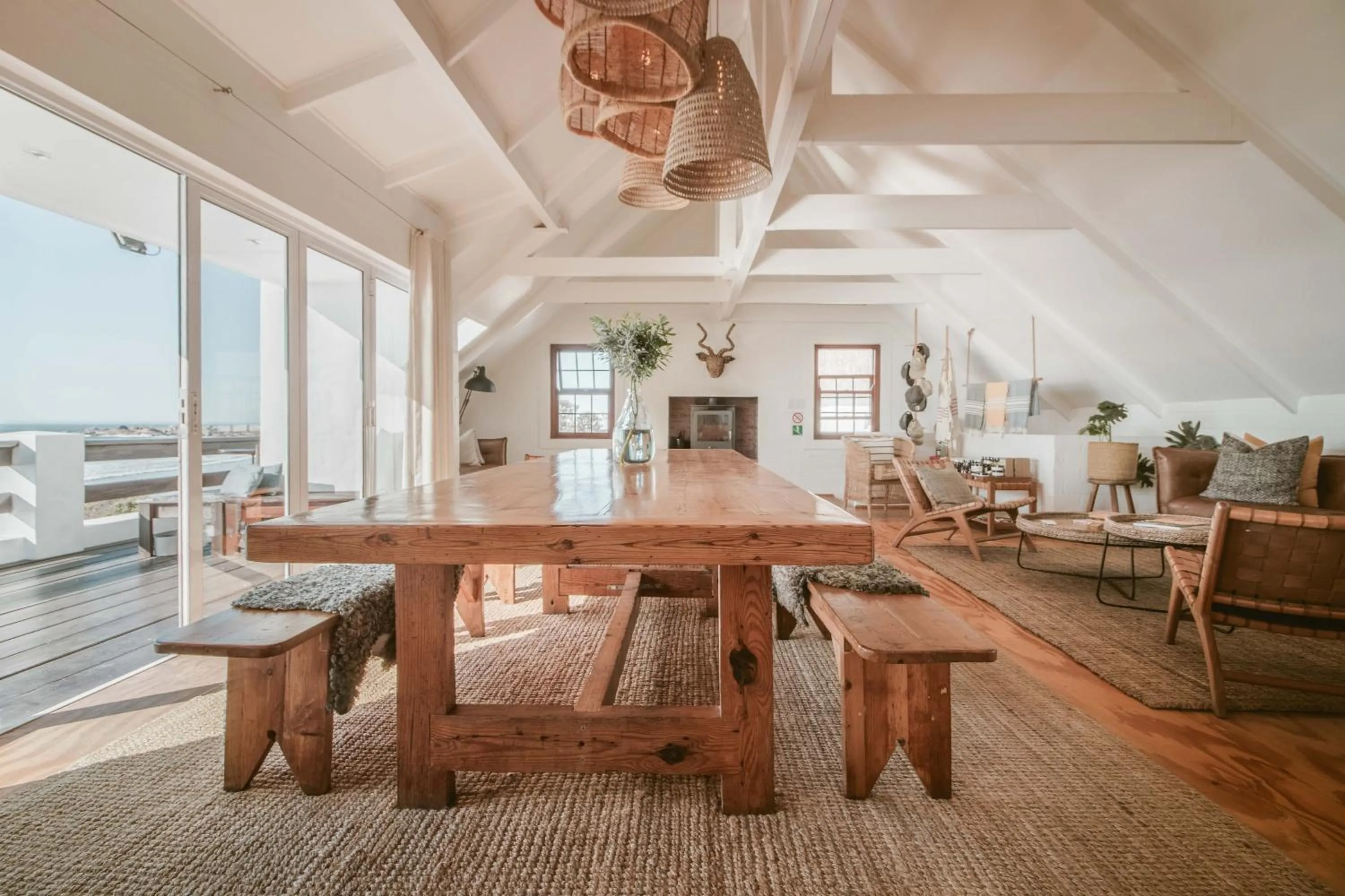 Seating area in Gonana Guesthouse