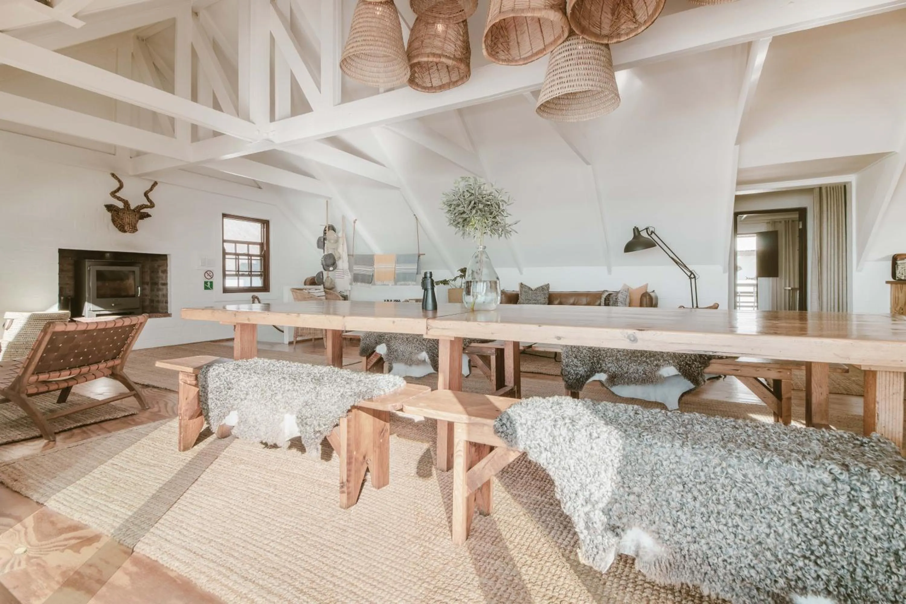 Living room in Gonana Guesthouse