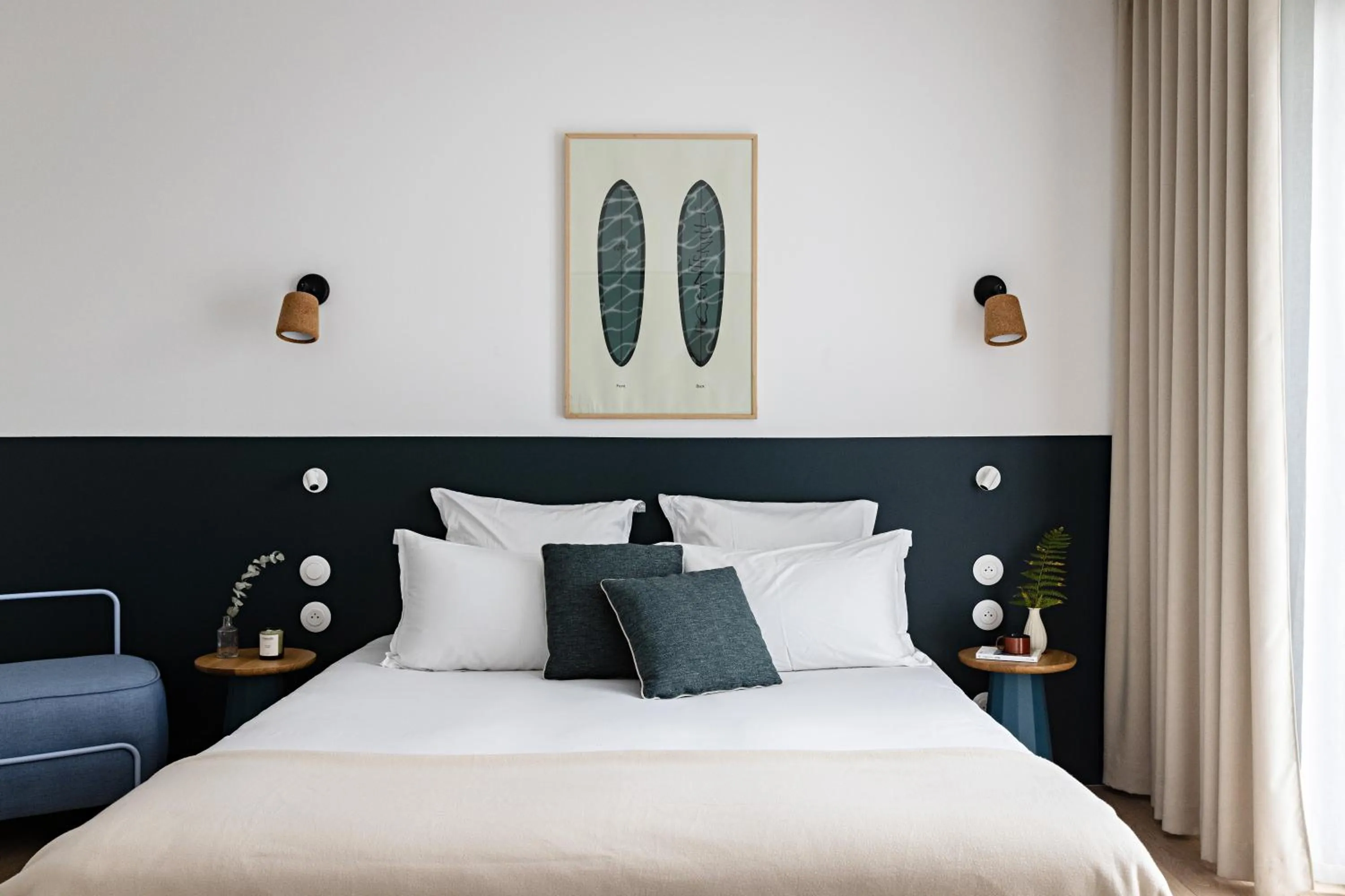 Bedroom, Bed in 70 Hectares et l'Océan - Fontenille Collection