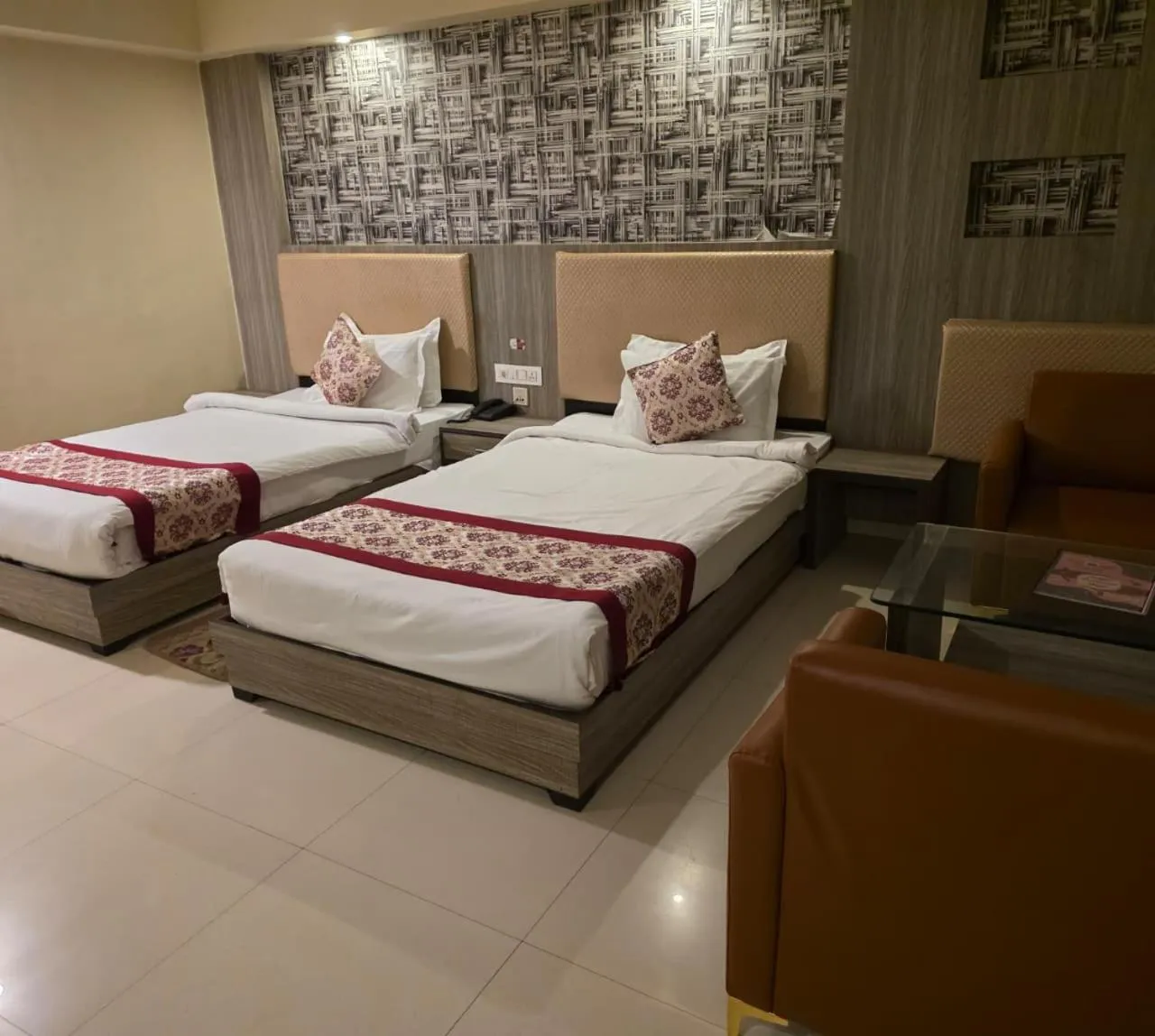 Bed in Hotel Star Bodh Gaya