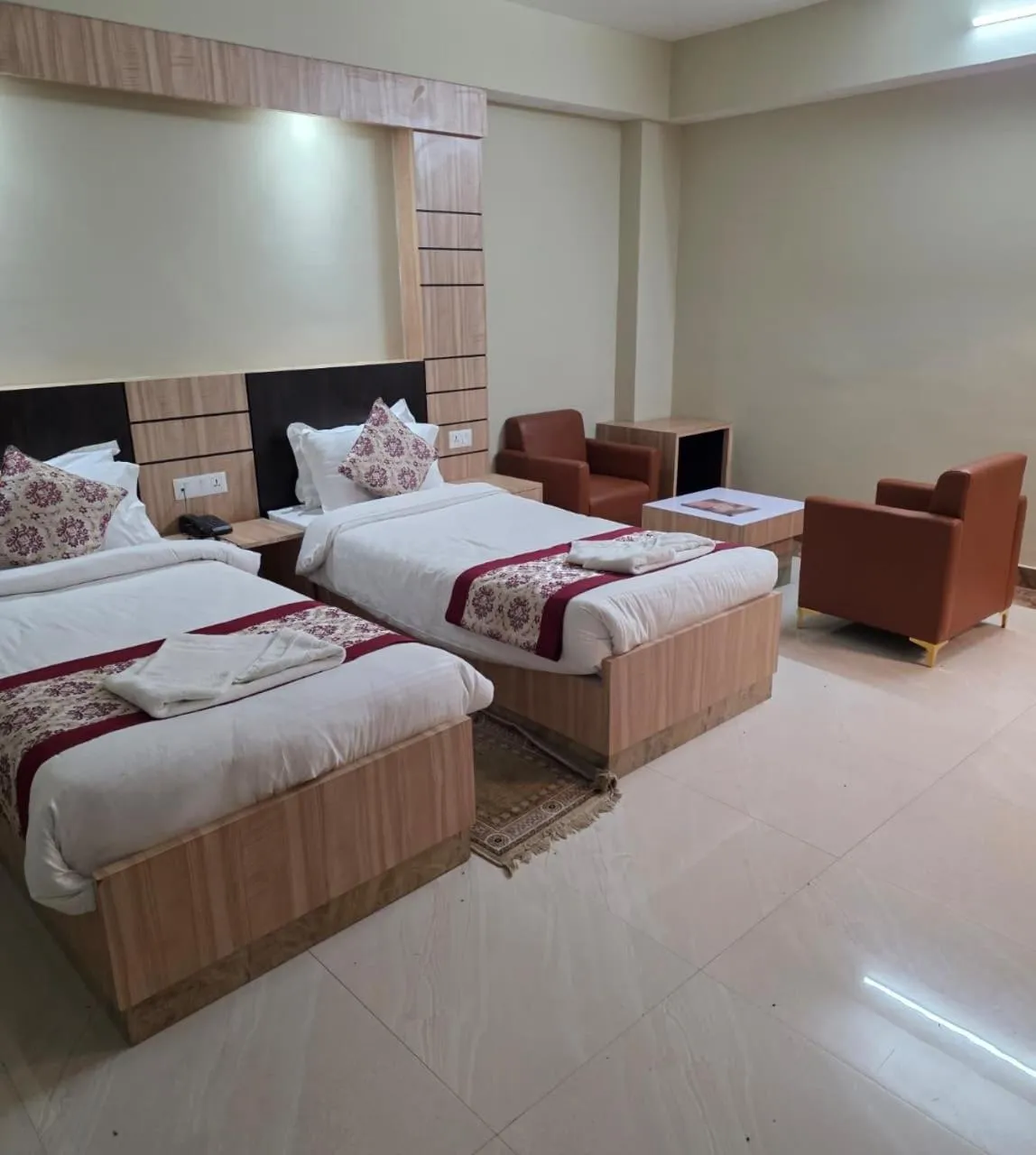 Bed in Hotel Star Bodh Gaya