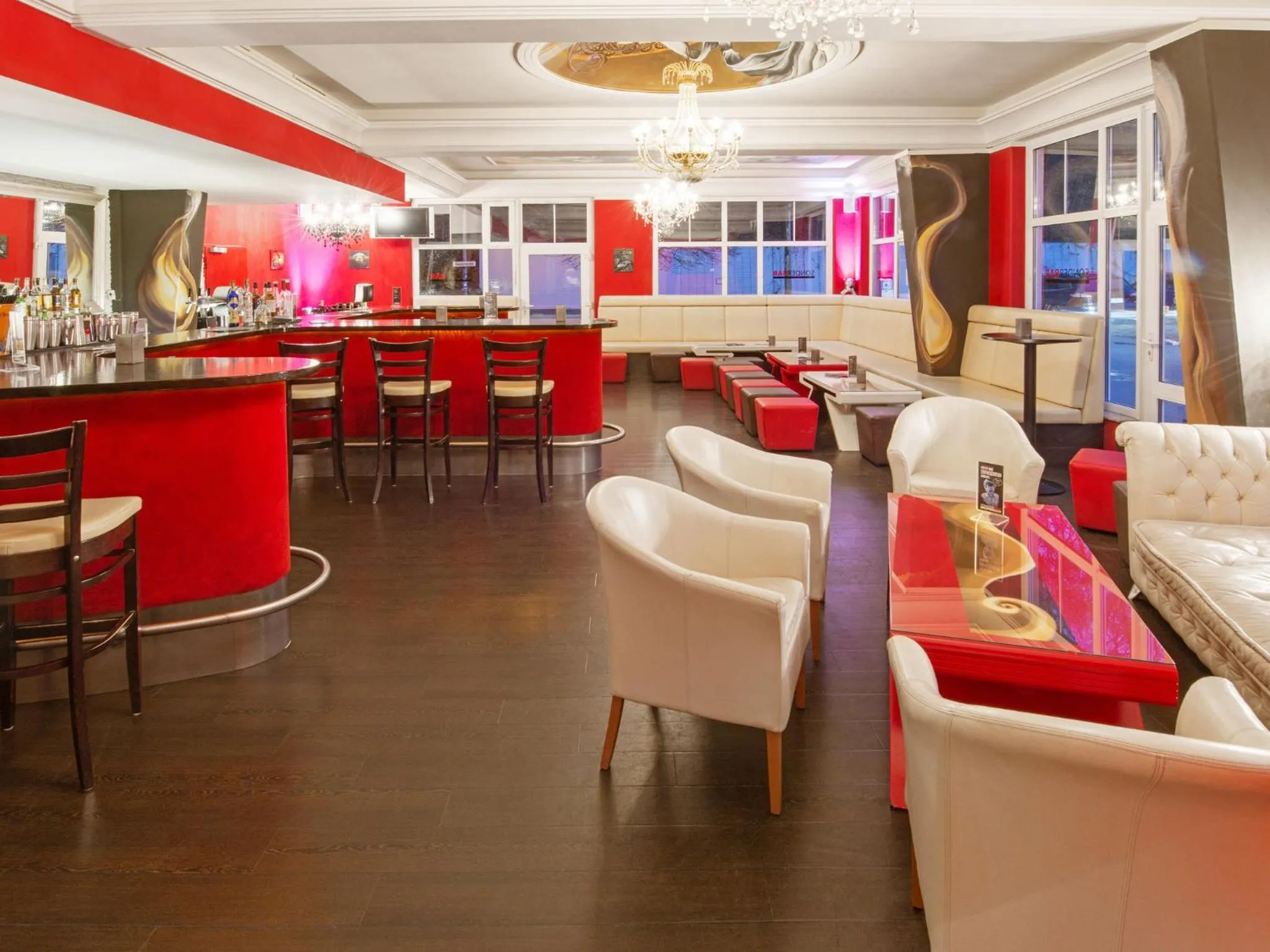 Lounge or bar in DORMERO Hotel Plauen