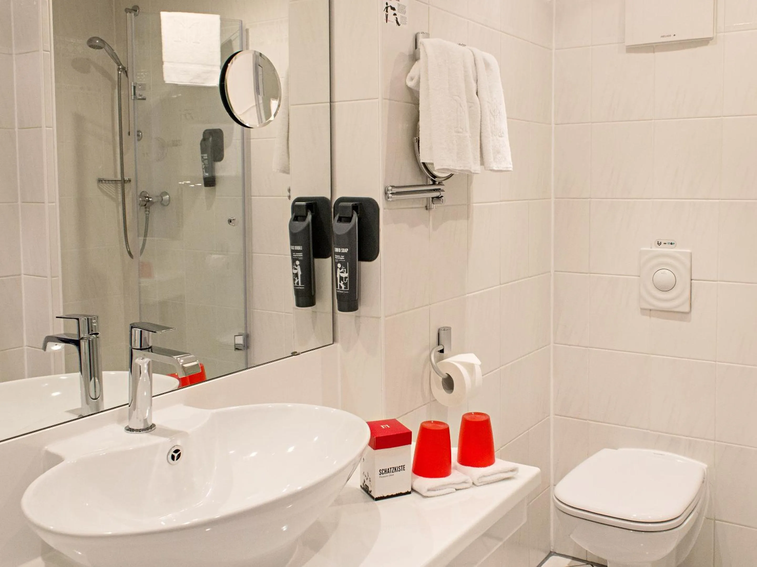 Bathroom in DORMERO Hotel Plauen