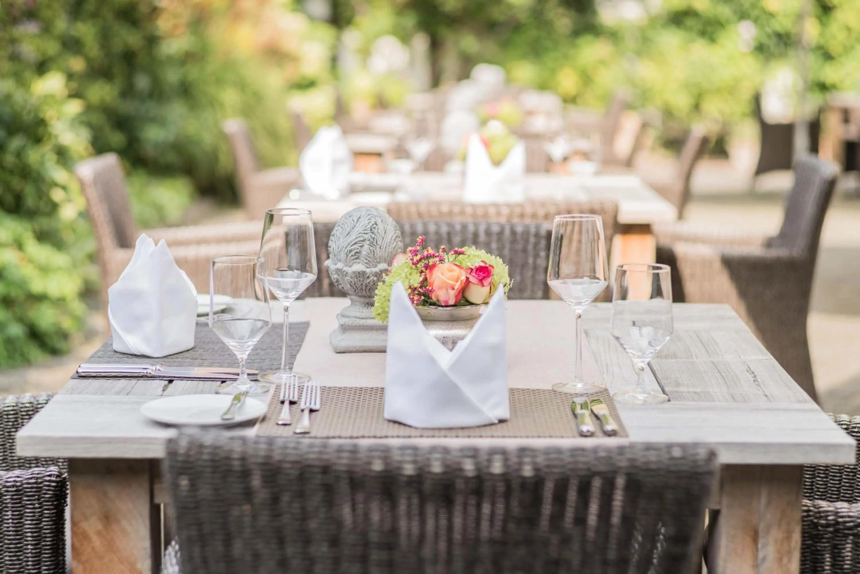 Patio in Romantik Hotel am Brühl