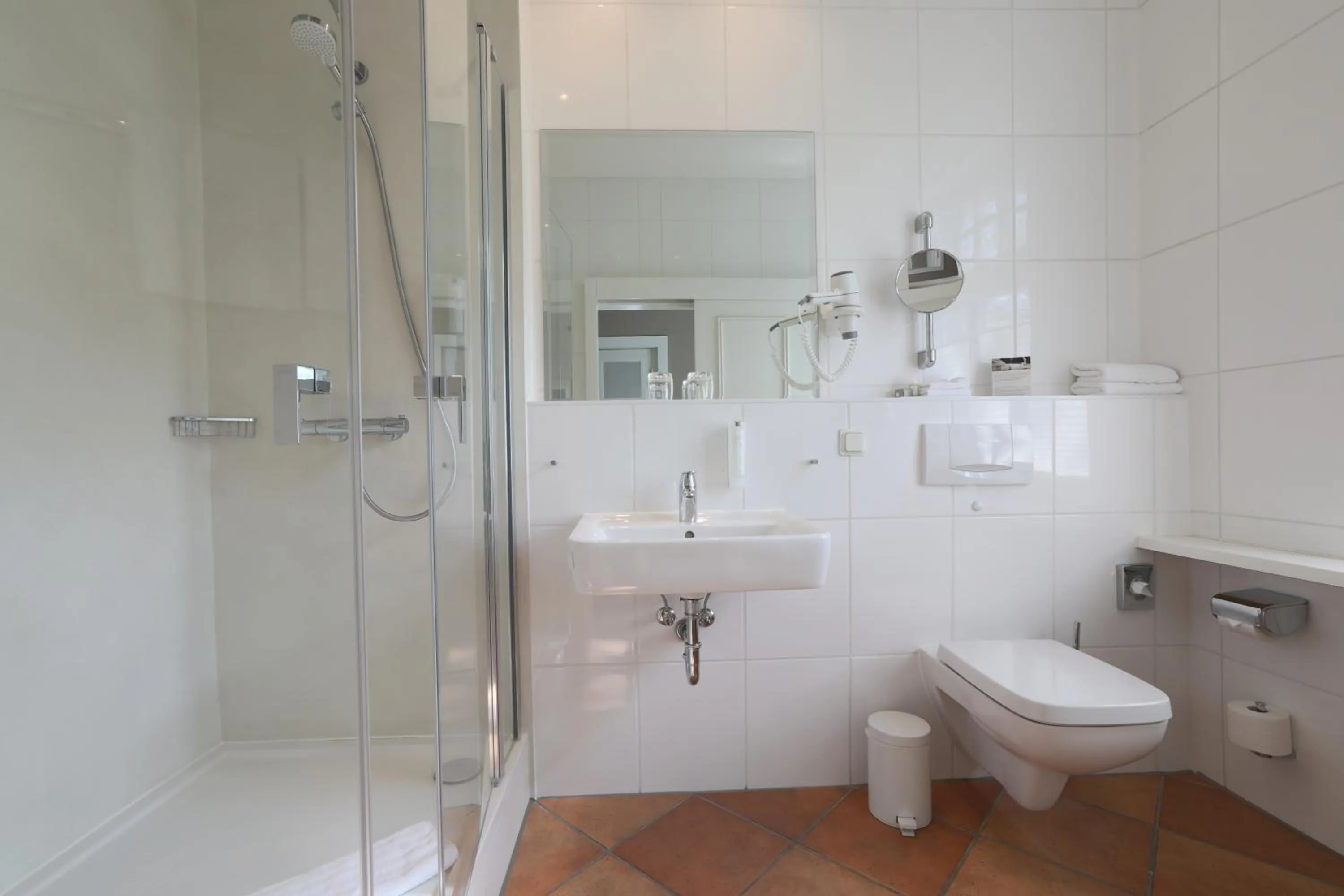 Bathroom in Romantik Hotel am Brühl