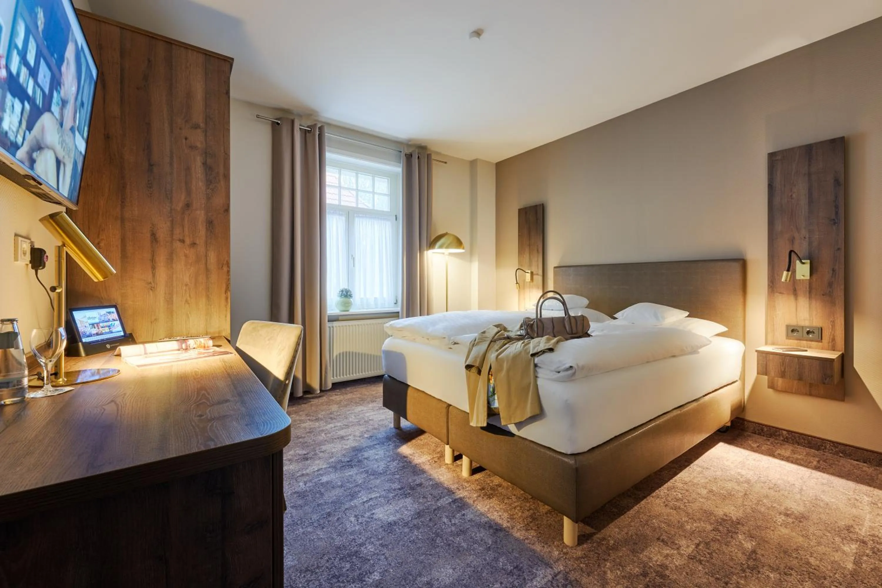 Photo of the whole room, Bed in Romantik Hotel am Brühl