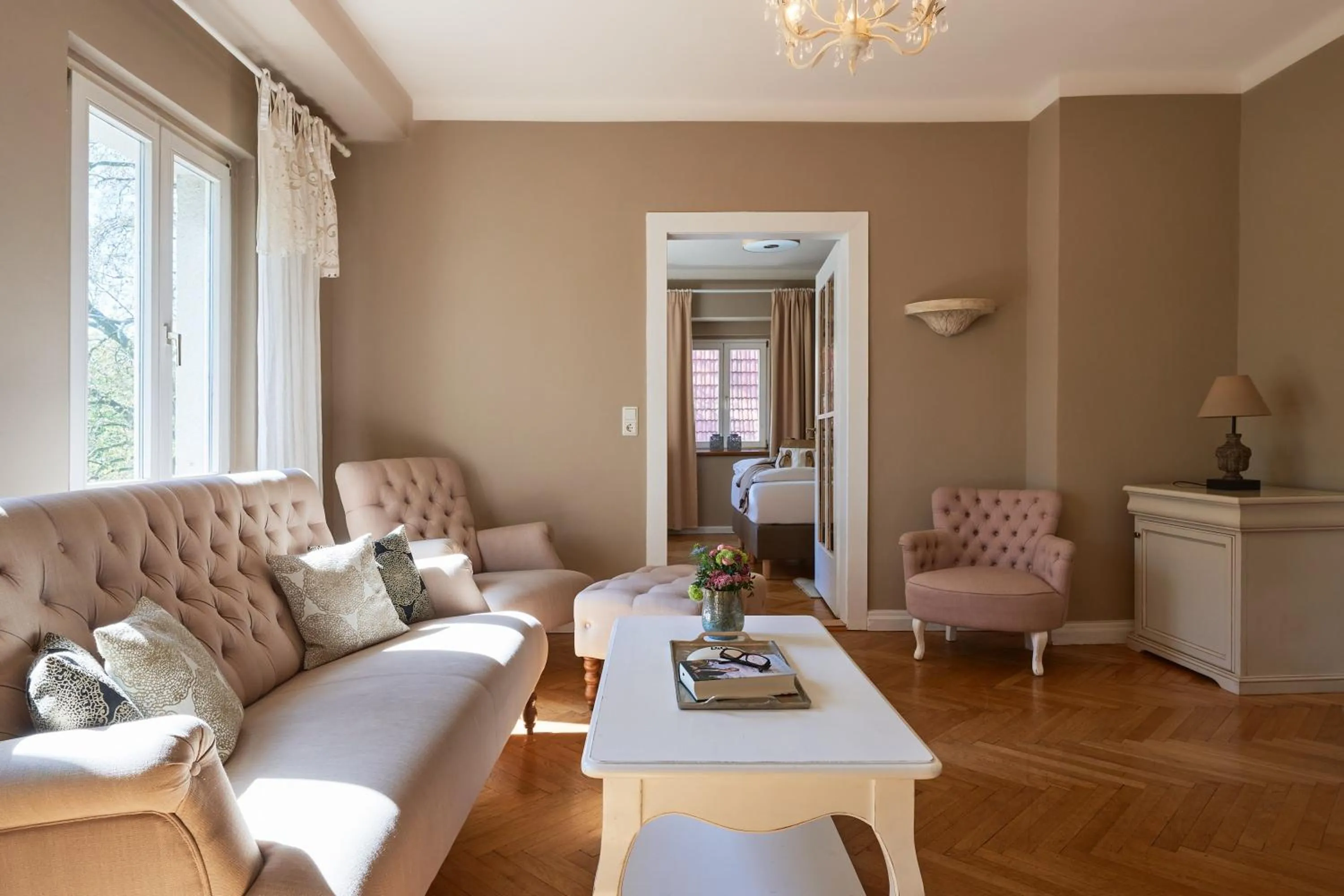 Living room in Romantik Hotel am Brühl