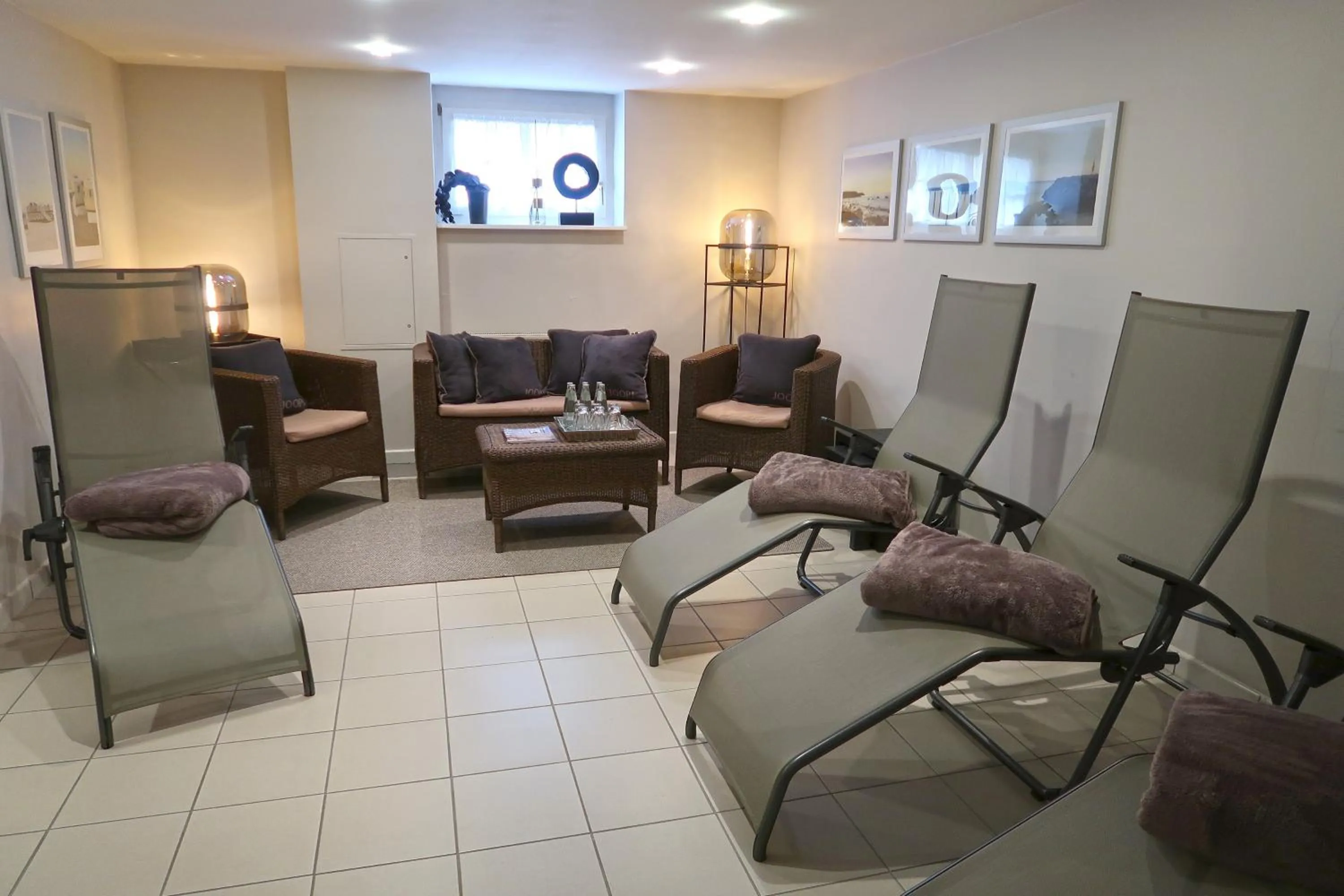 Sauna in Romantik Hotel am Brühl