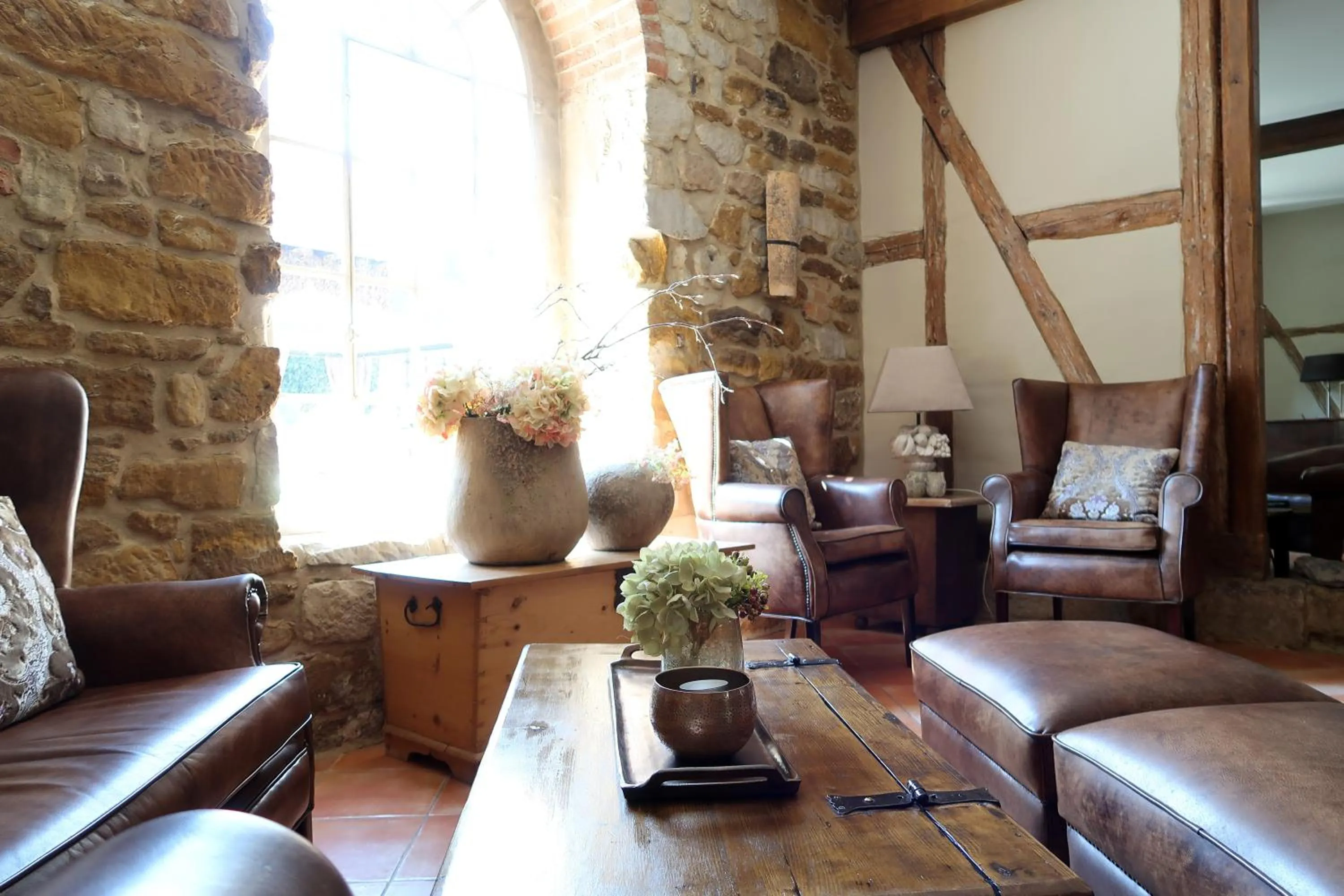 Lobby or reception in Romantik Hotel am Brühl