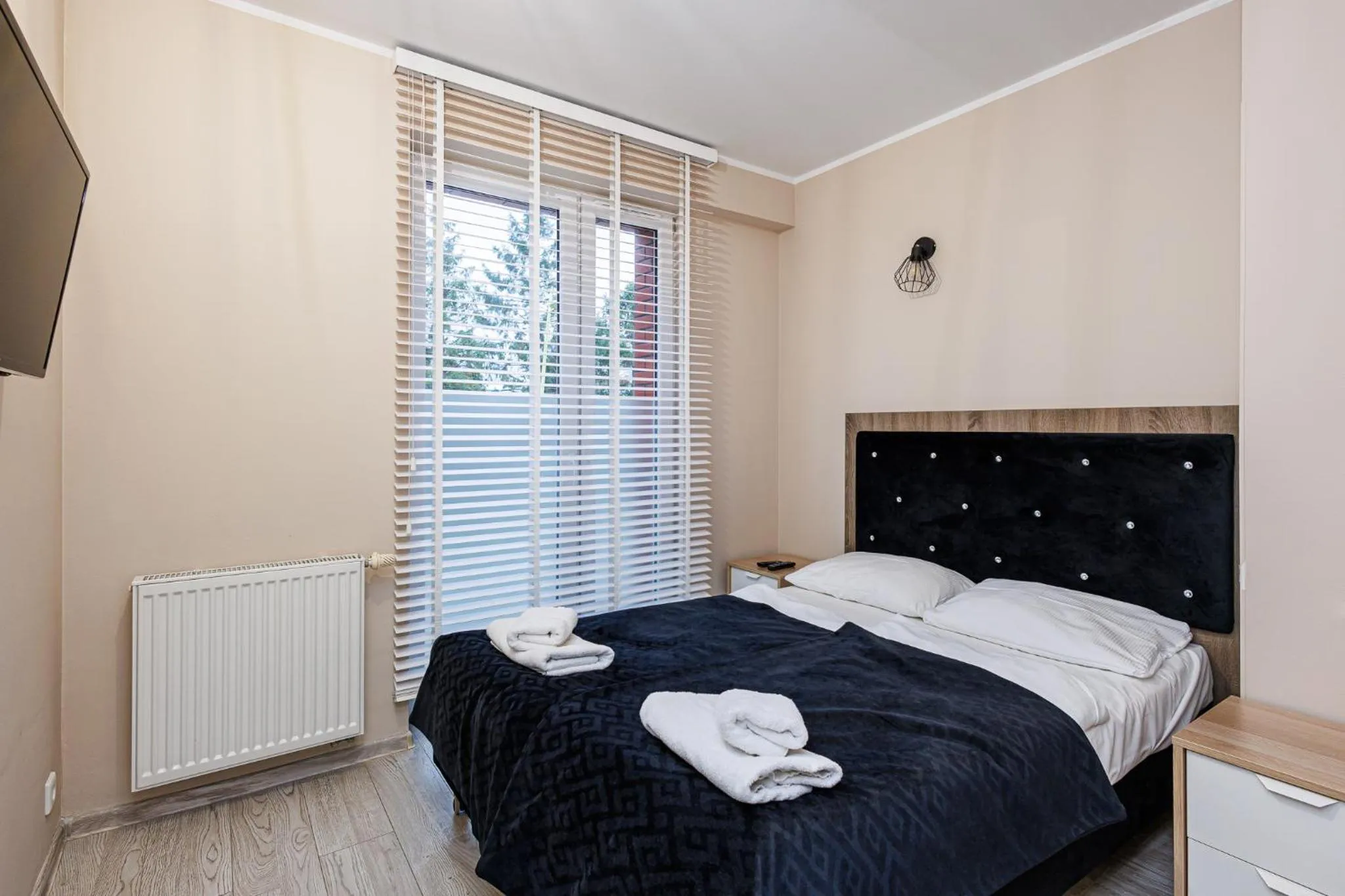 Bed in Baltic Cliff Apartamenty