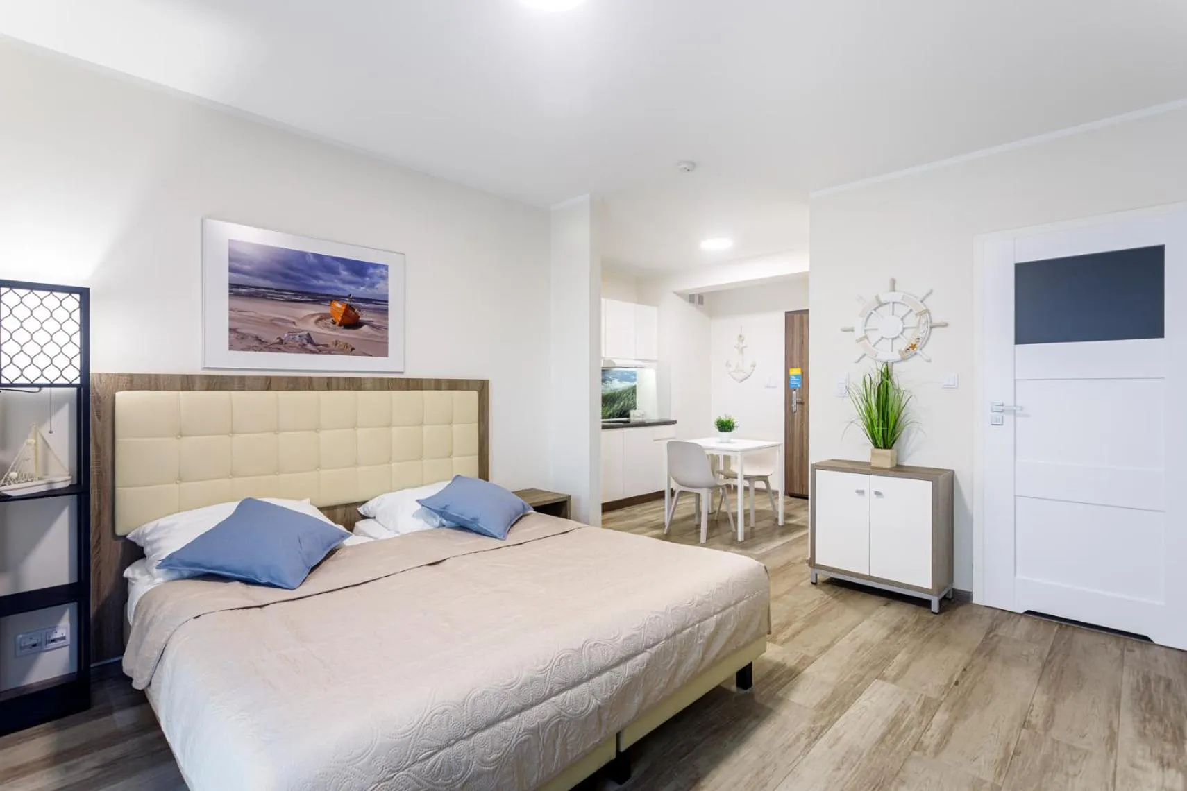 Bed in Baltic Cliff Apartamenty