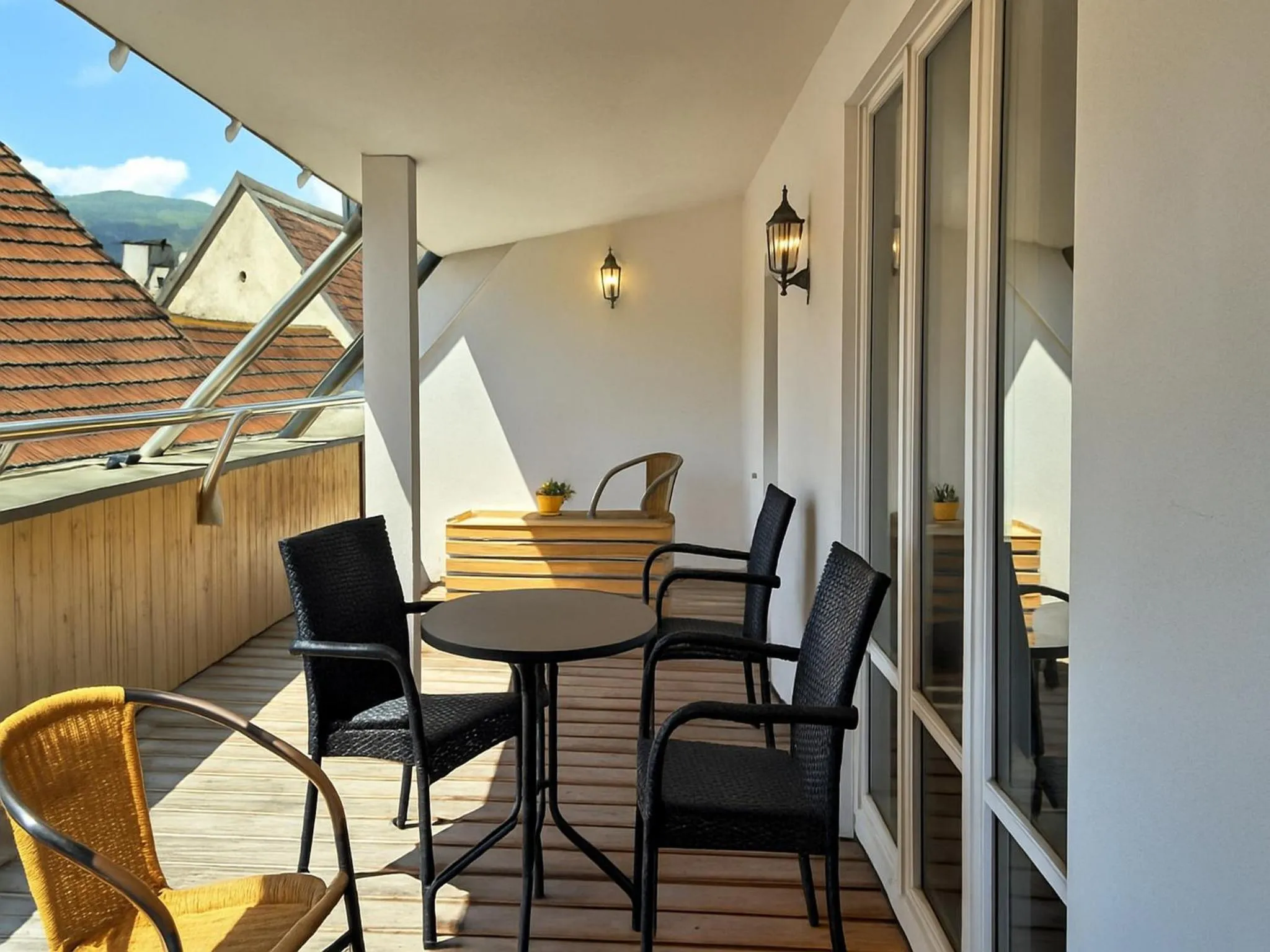 Balcony/Terrace in Stadthotel Kramer