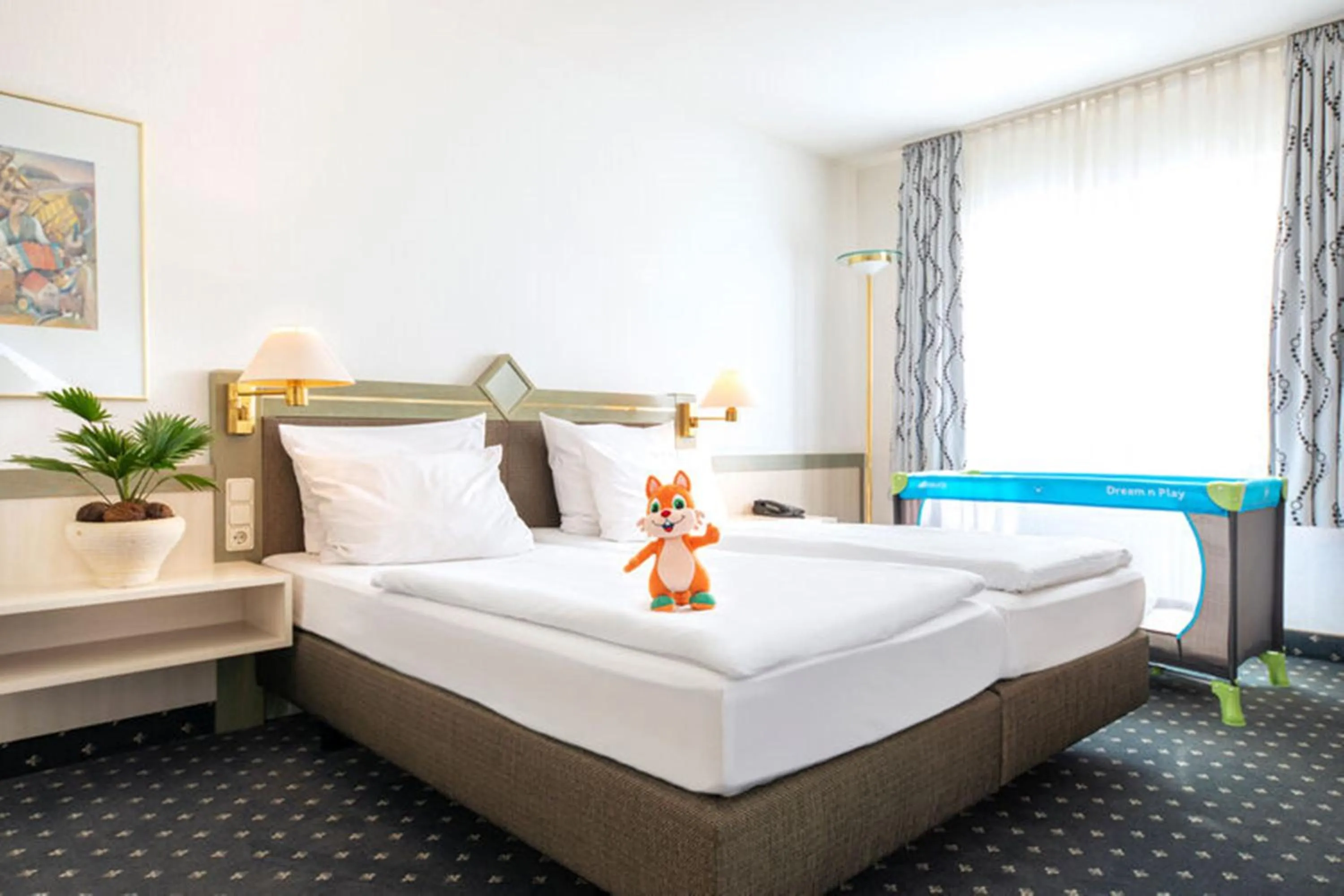 Bed in ACHAT Hotel Reilingen Walldorf