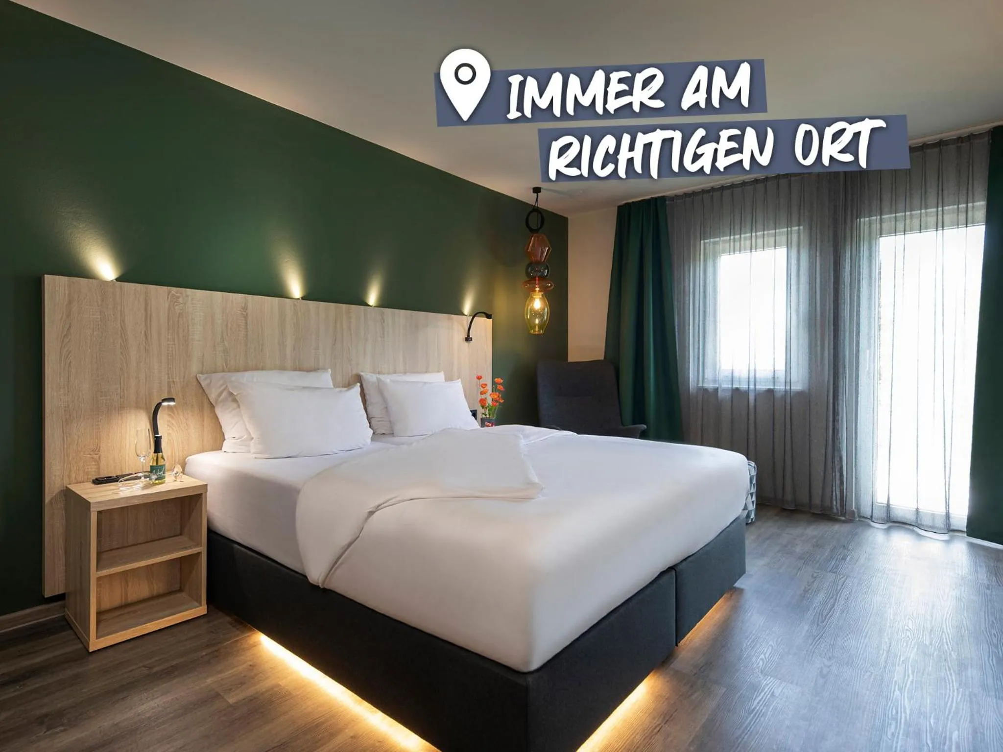 Bedroom, Bed in ACHAT Hotel Reilingen Walldorf